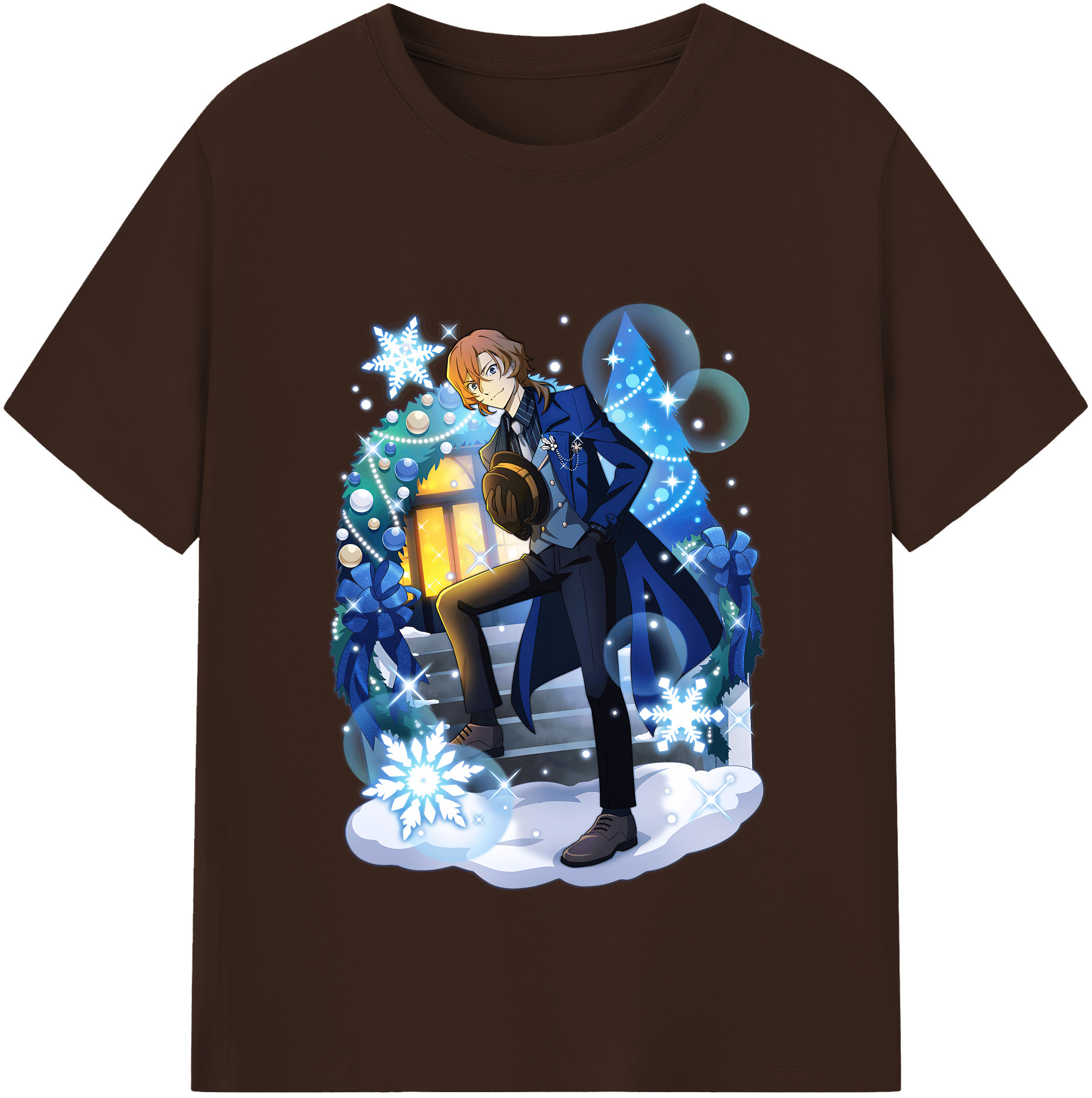 （画像用） 文豪ストレイドッグス Bungo Stray Dogs 綿100％半袖Tシャツ（フロントプリント）