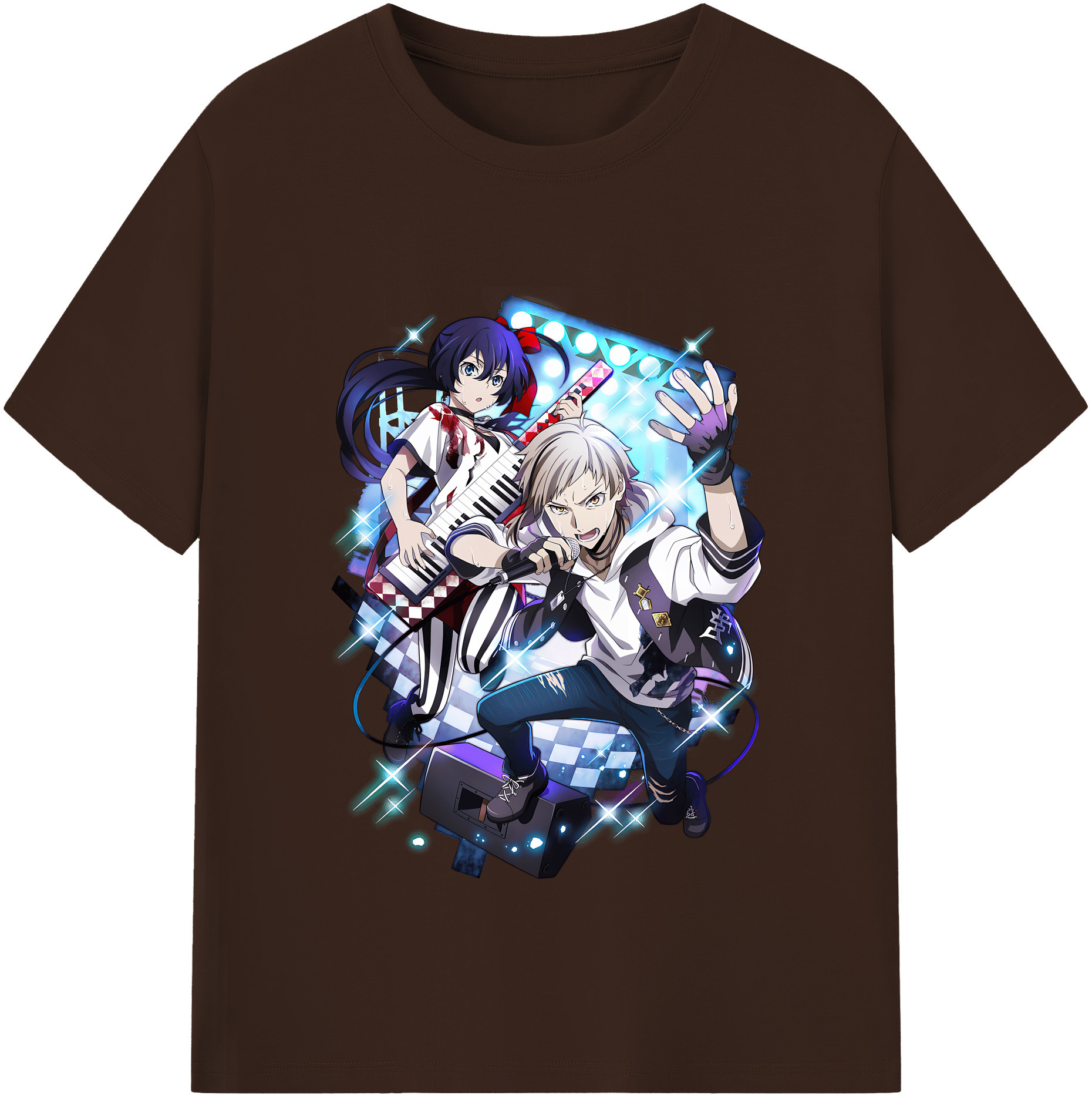 （画像用） 文豪ストレイドッグス Bungo Stray Dogs 綿100％半袖Tシャツ（フロントプリント）
