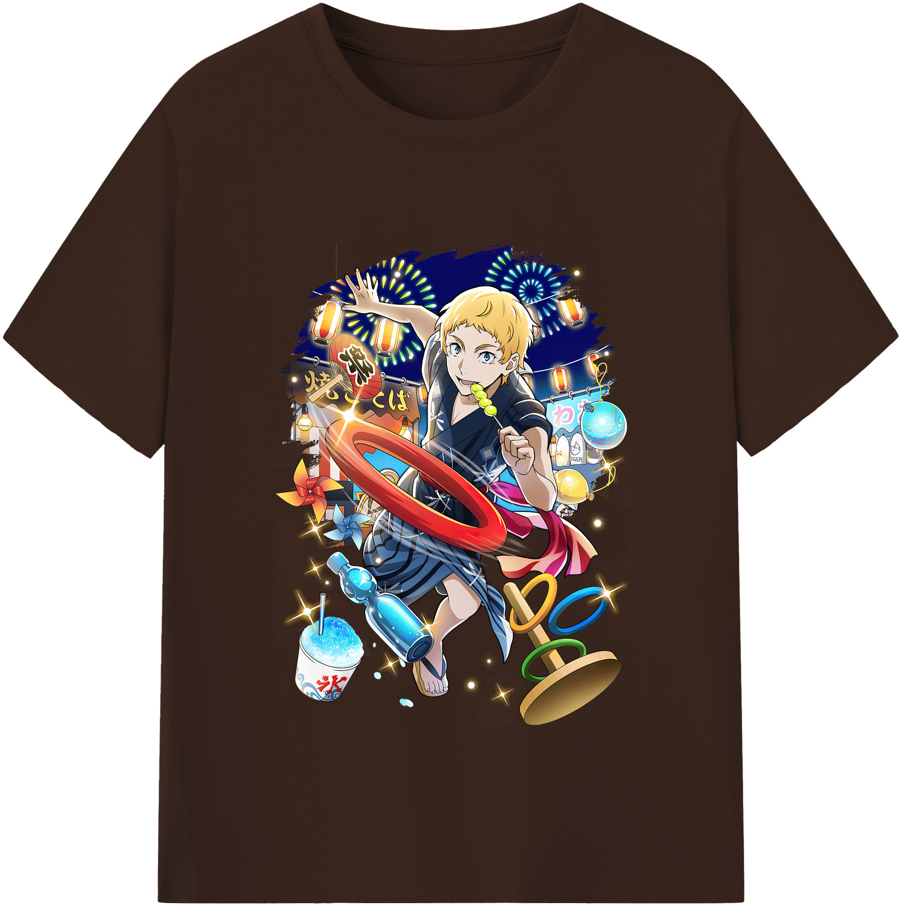 （画像用） 文豪ストレイドッグス Bungo Stray Dogs 綿100％半袖Tシャツ（フロントプリント）