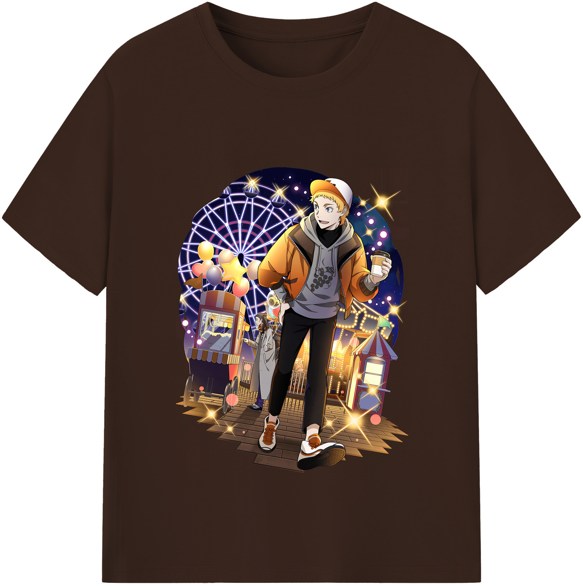 （画像用） 文豪ストレイドッグス Bungo Stray Dogs 綿100％半袖Tシャツ（フロントプリント）