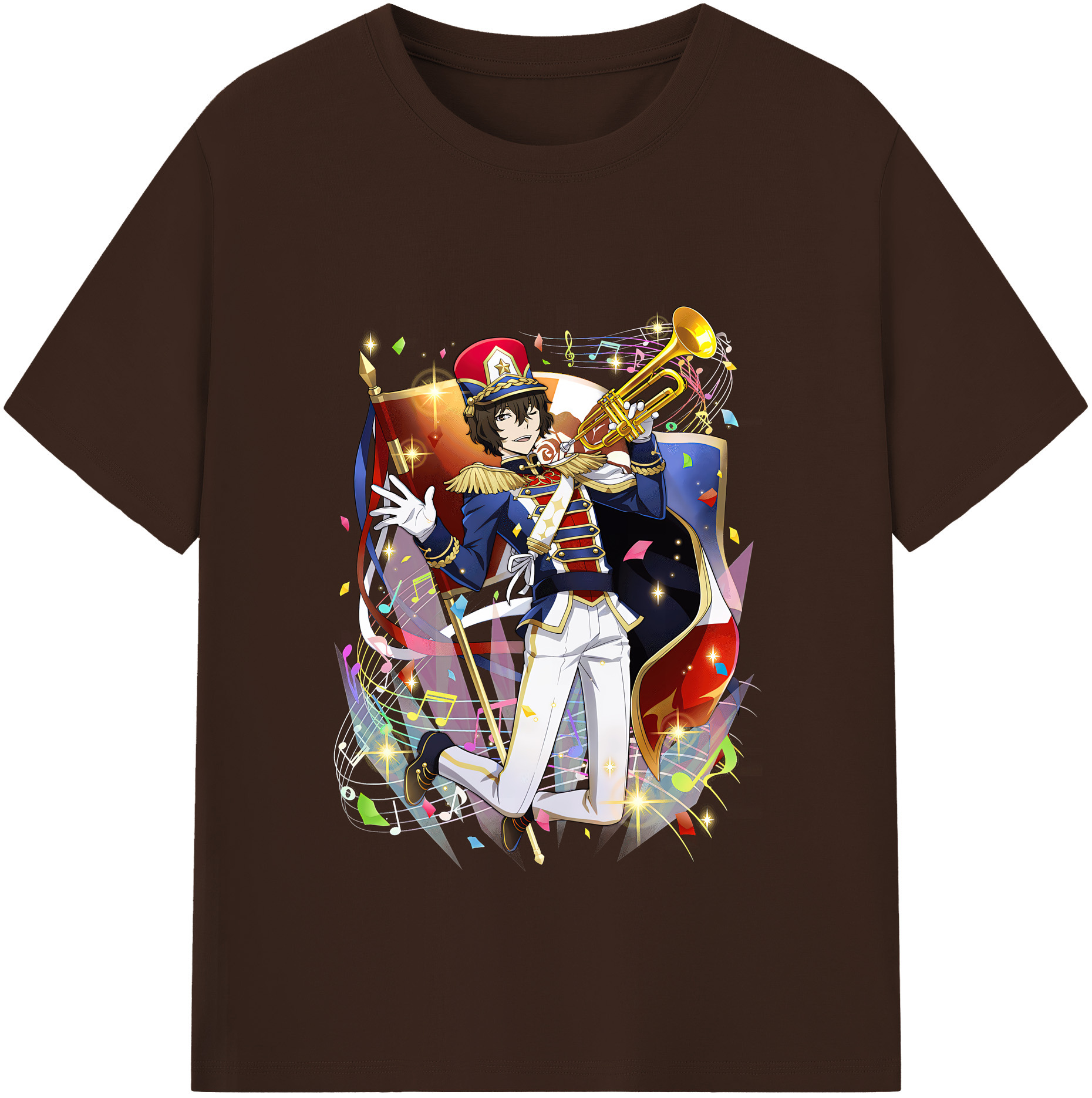 （画像用） 文豪ストレイドッグス Bungo Stray Dogs 綿100％半袖Tシャツ（フロントプリント）