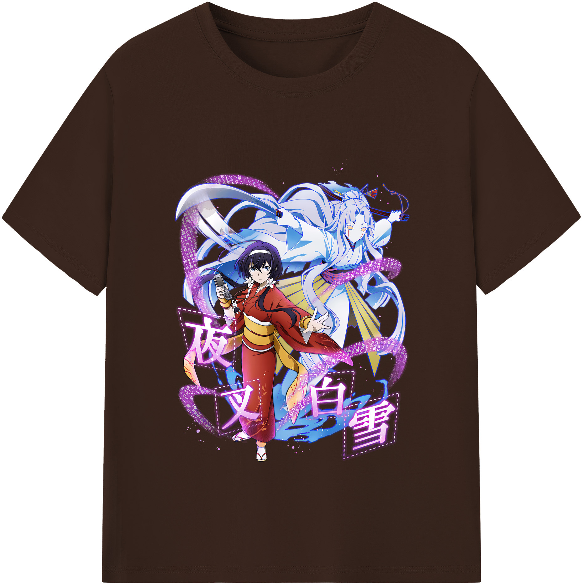 （画像用） 文豪ストレイドッグス Bungo Stray Dogs 綿100％半袖Tシャツ（フロントプリント）