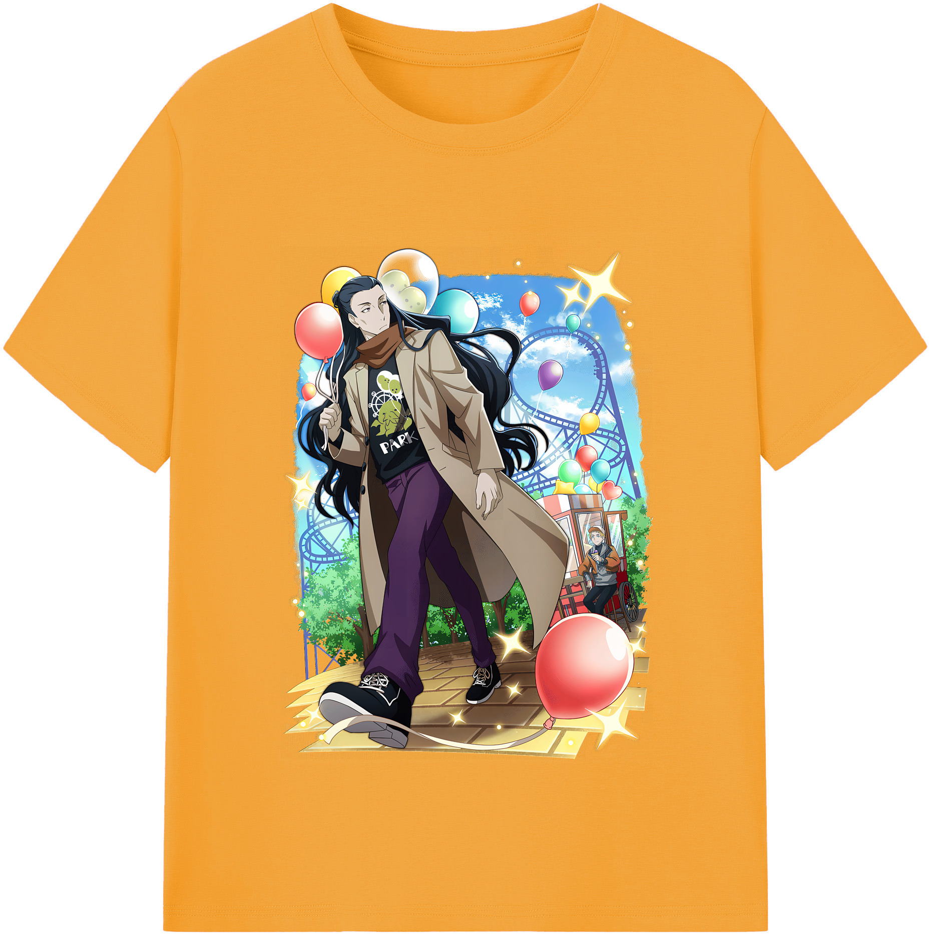 （画像用） 文豪ストレイドッグス Bungo Stray Dogs 綿100％半袖Tシャツ（フロントプリント）