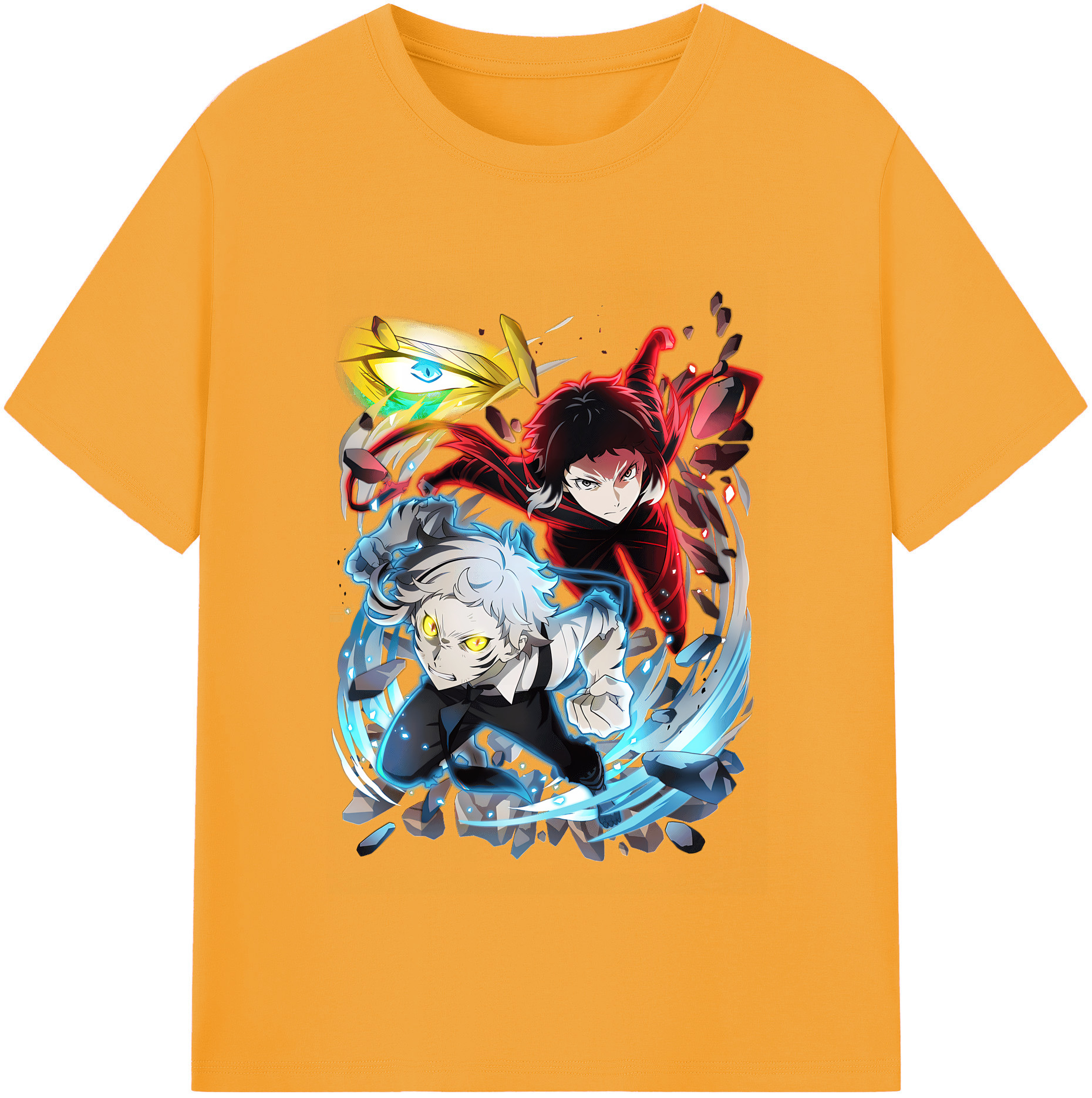 （画像用） 文豪ストレイドッグス Bungo Stray Dogs 綿100％半袖Tシャツ（フロントプリント）