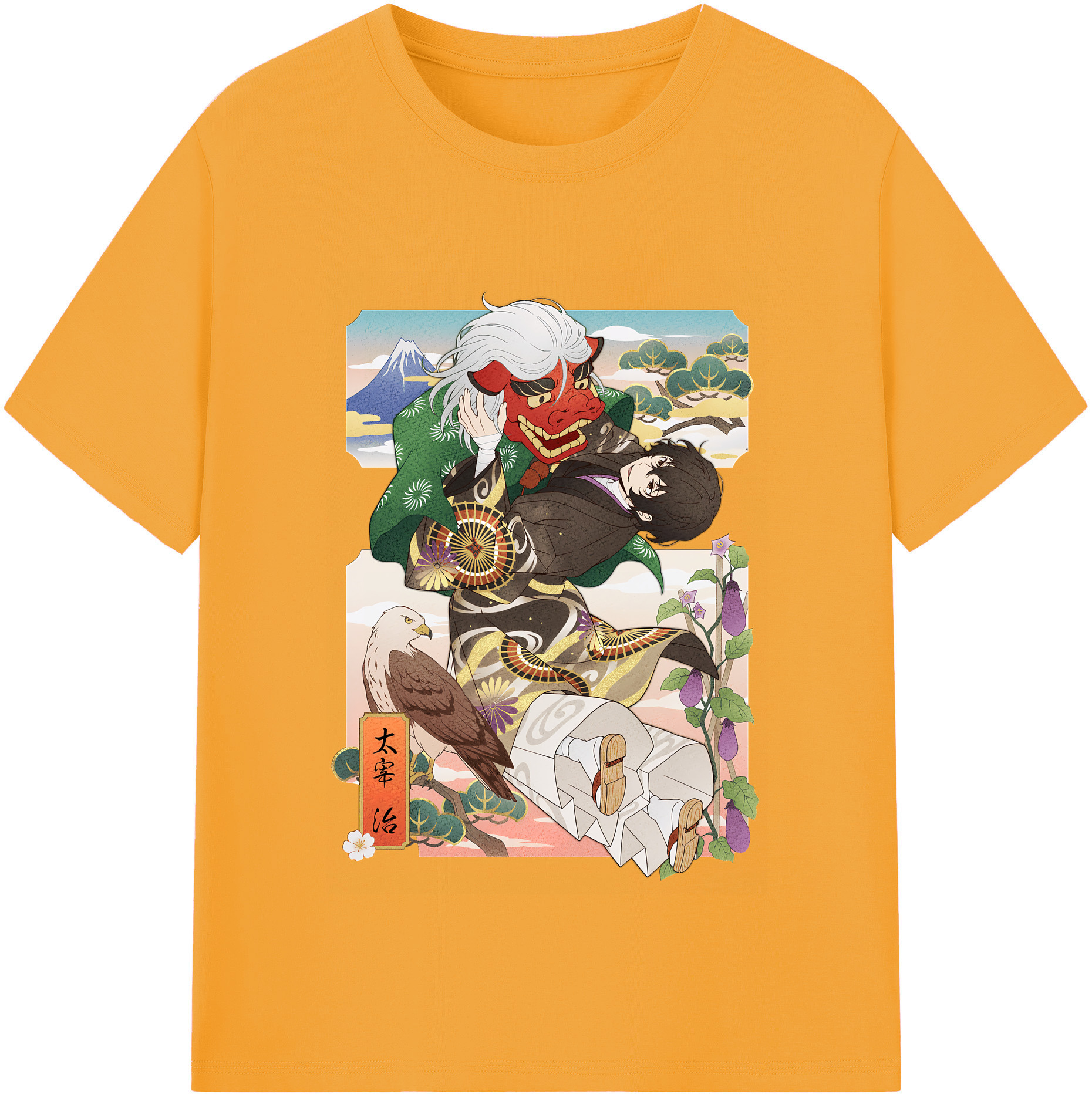 （画像用） 文豪ストレイドッグス Bungo Stray Dogs 綿100％半袖Tシャツ（フロントプリント）