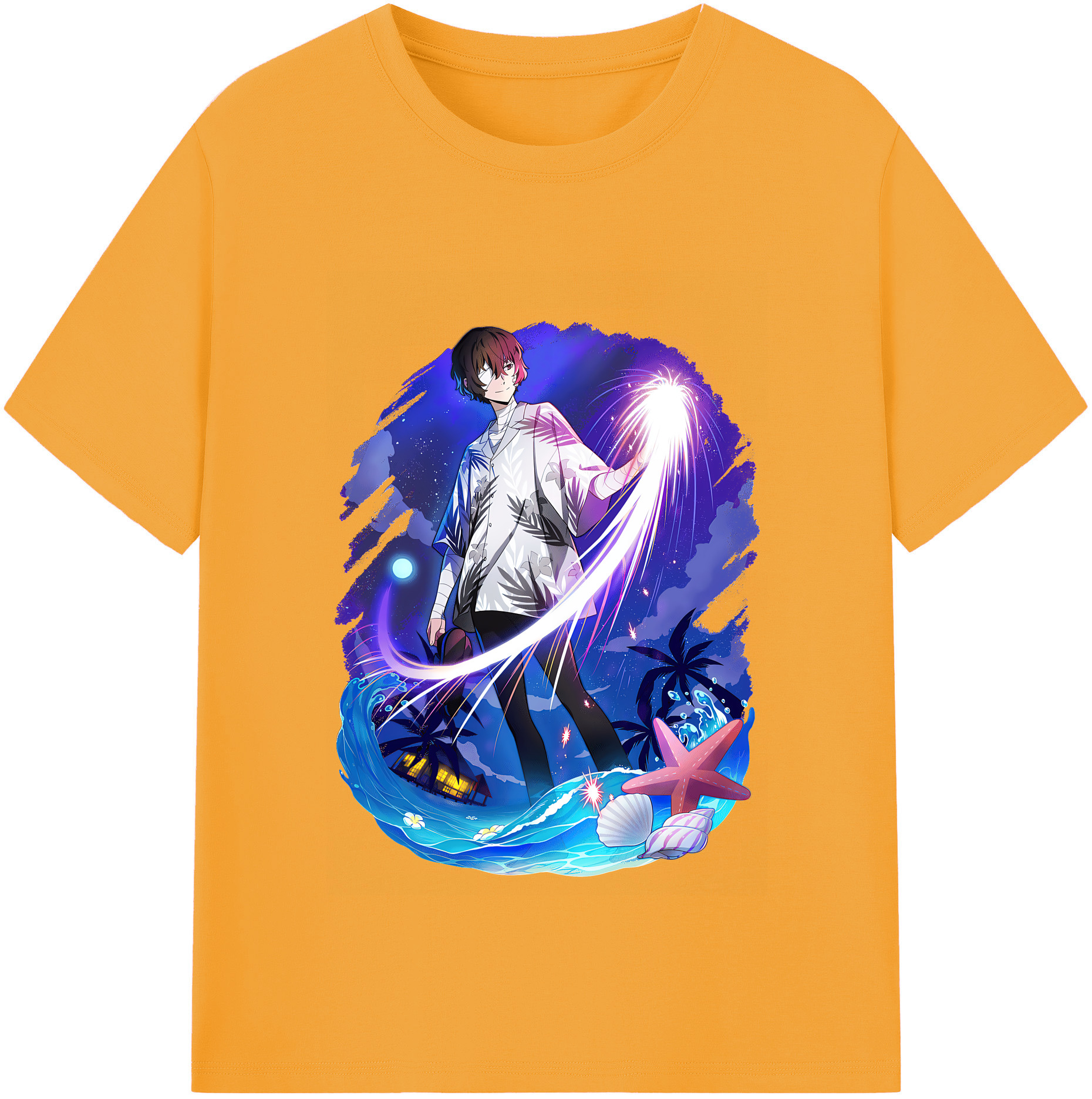 （画像用） 文豪ストレイドッグス Bungo Stray Dogs 綿100％半袖Tシャツ（フロントプリント）