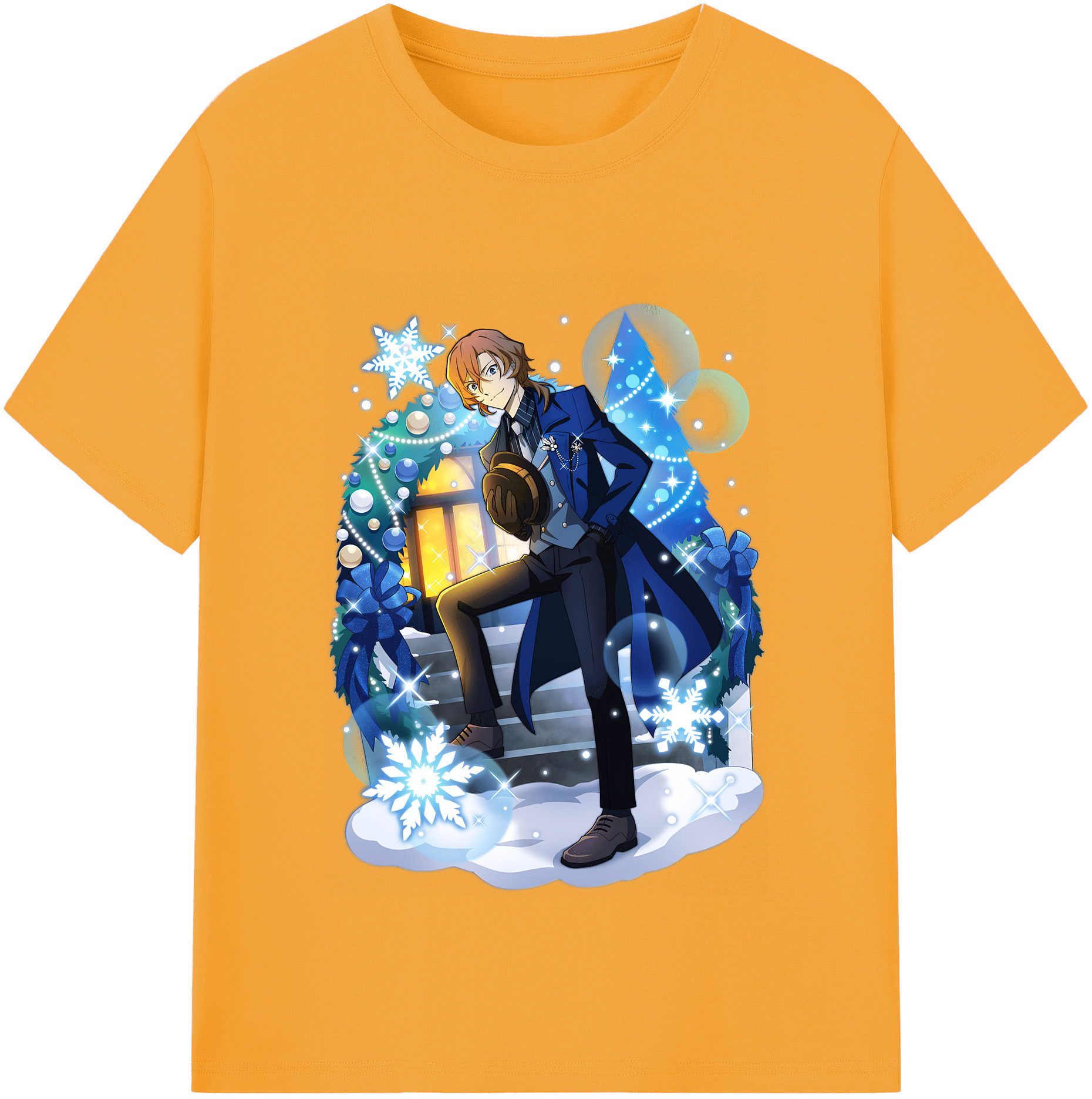 （画像用） 文豪ストレイドッグス Bungo Stray Dogs 綿100％半袖Tシャツ（フロントプリント）