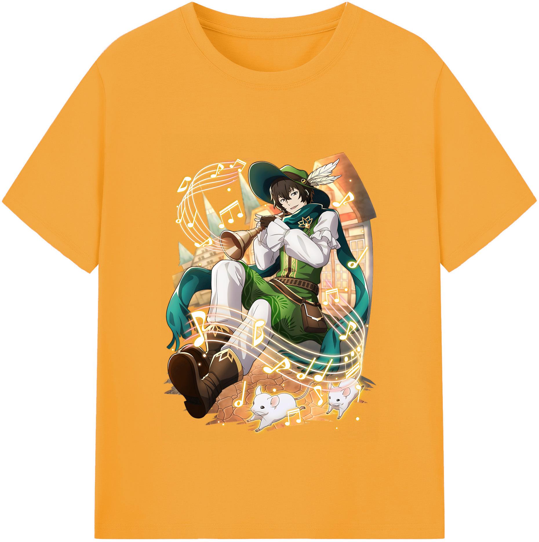（画像用） 文豪ストレイドッグス Bungo Stray Dogs 綿100％半袖Tシャツ（フロントプリント）