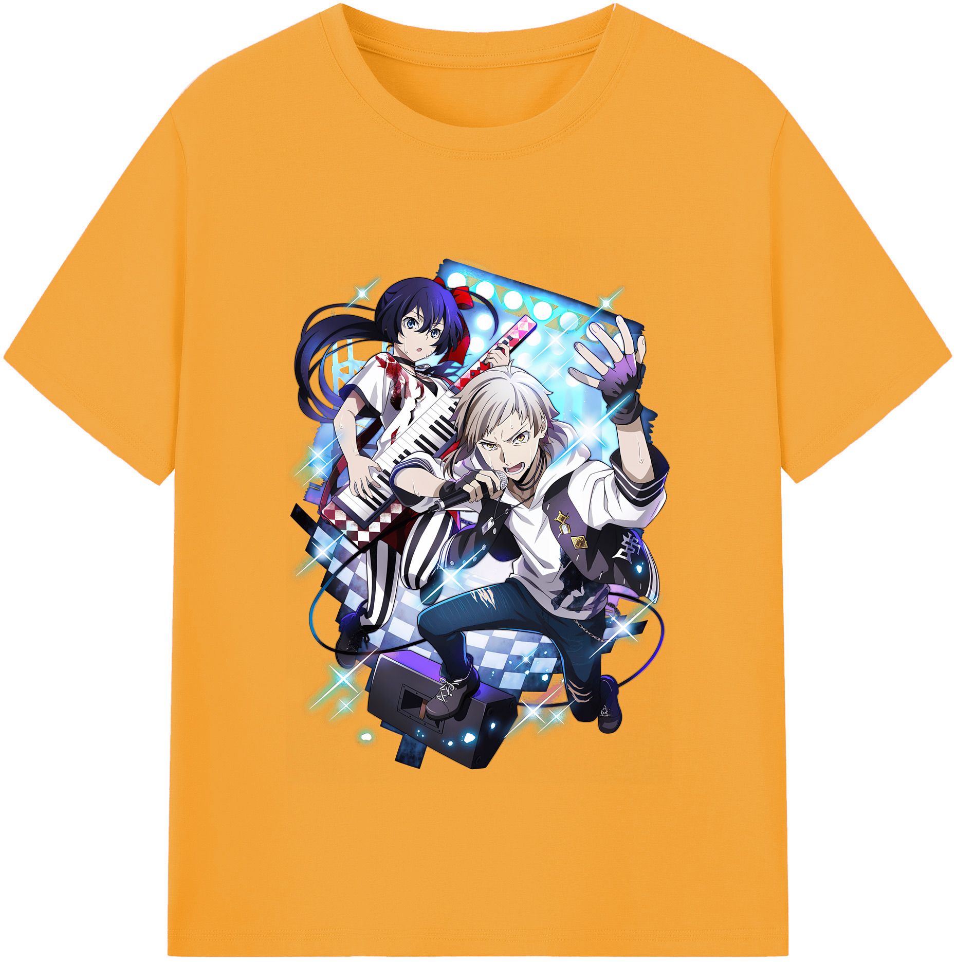 （画像用） 文豪ストレイドッグス Bungo Stray Dogs 綿100％半袖Tシャツ（フロントプリント）