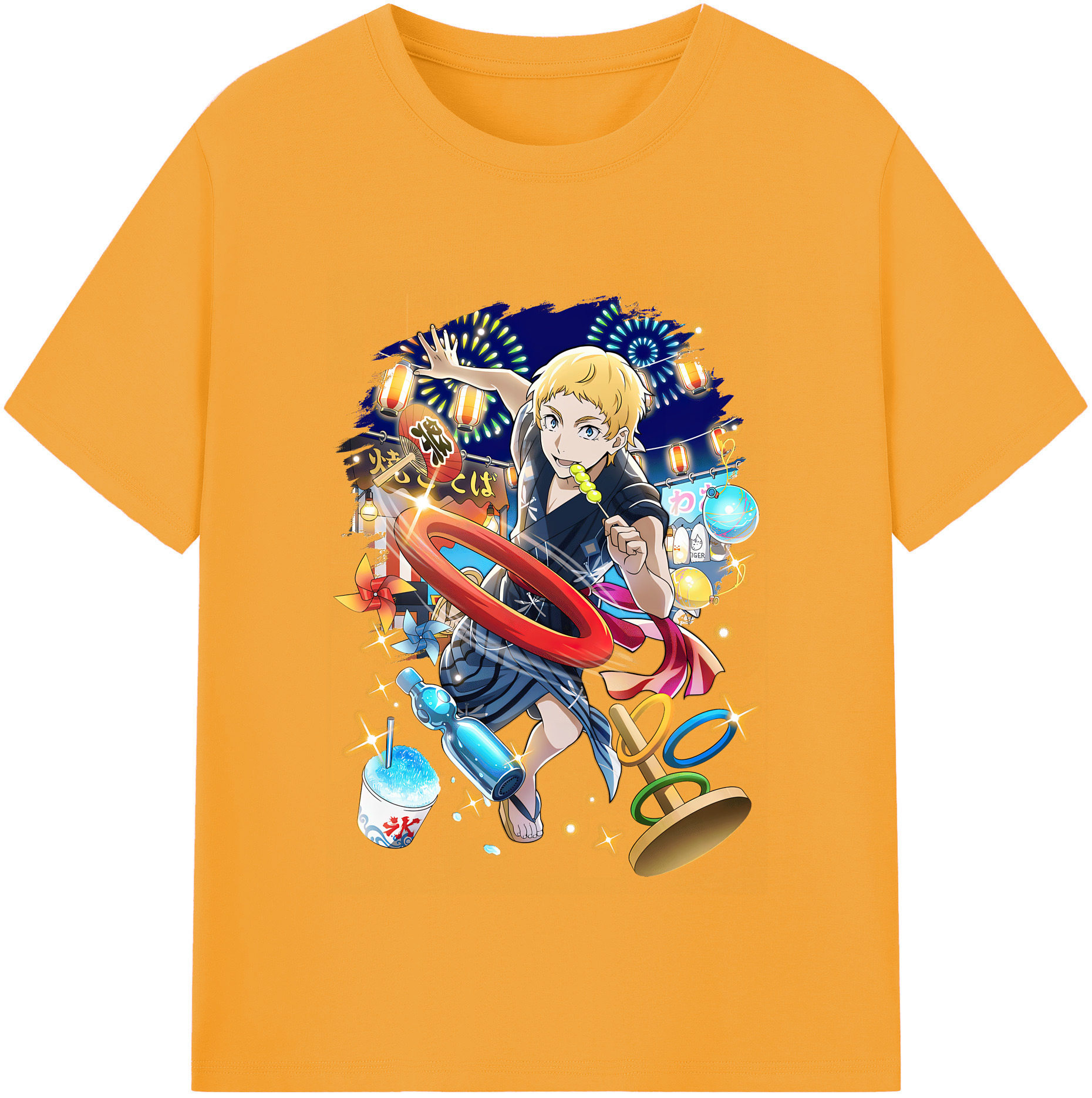 （画像用） 文豪ストレイドッグス Bungo Stray Dogs 綿100％半袖Tシャツ（フロントプリント）