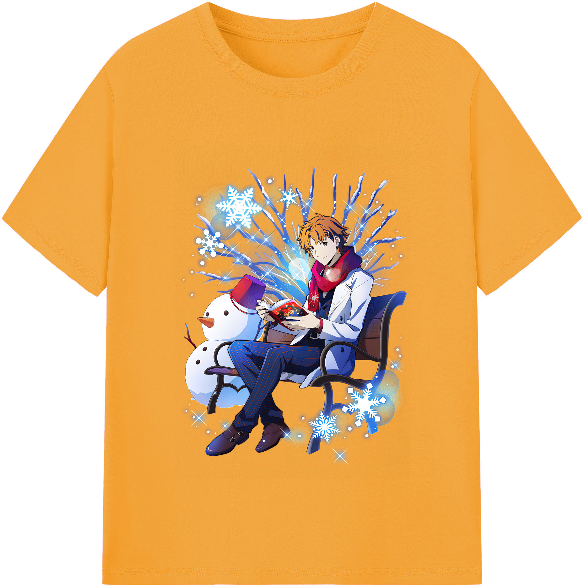 （画像用） 文豪ストレイドッグス Bungo Stray Dogs 綿100％半袖Tシャツ（フロントプリント）