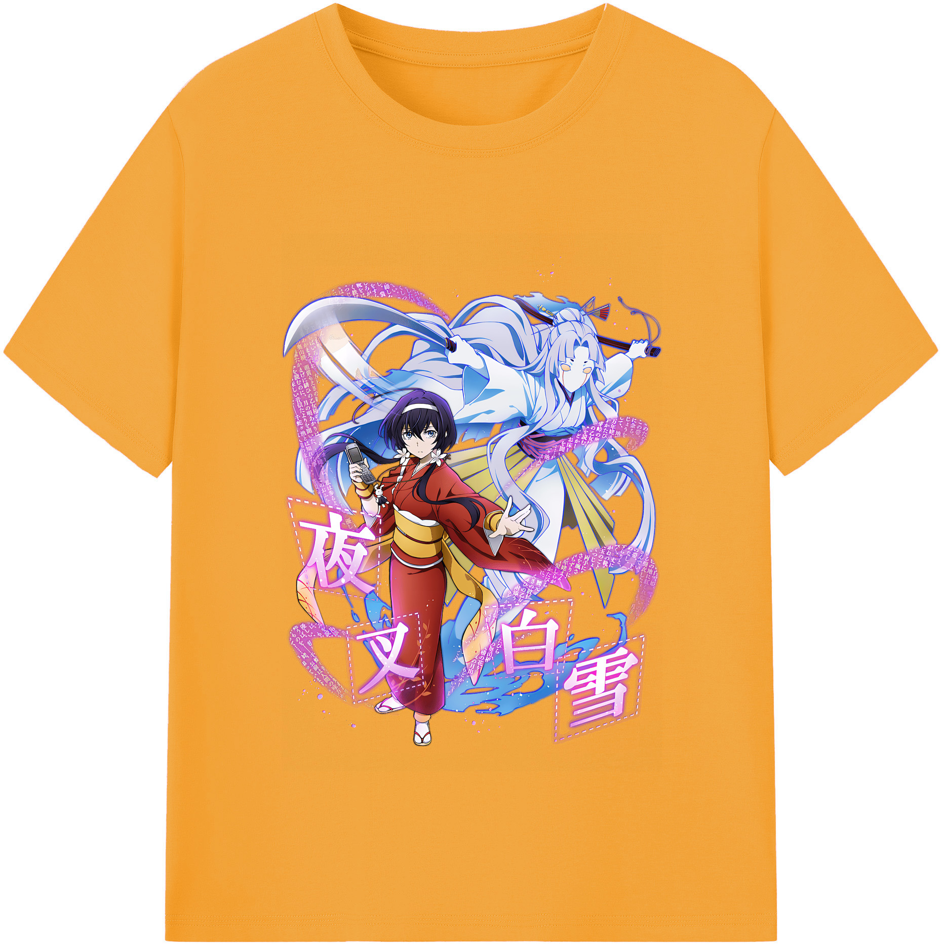 （画像用） 文豪ストレイドッグス Bungo Stray Dogs 綿100％半袖Tシャツ（フロントプリント）