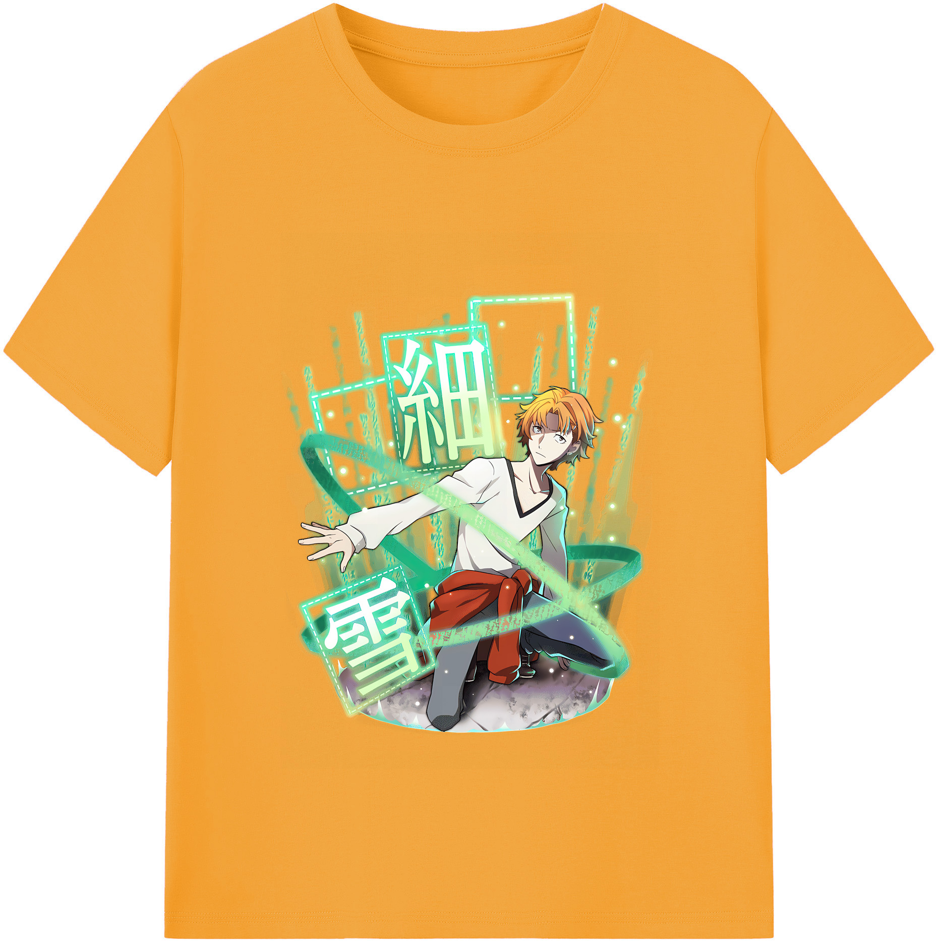 （画像用） 文豪ストレイドッグス Bungo Stray Dogs 綿100％半袖Tシャツ（フロントプリント）