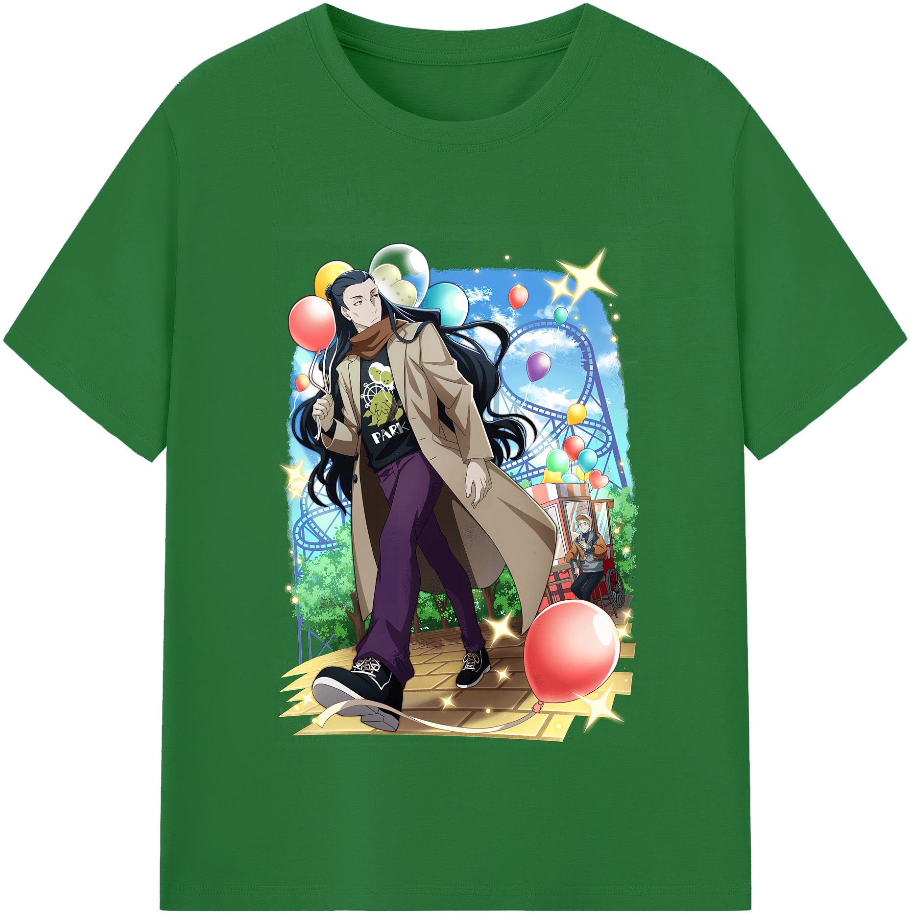 （画像用） 文豪ストレイドッグス Bungo Stray Dogs 綿100％半袖Tシャツ（フロントプリント）