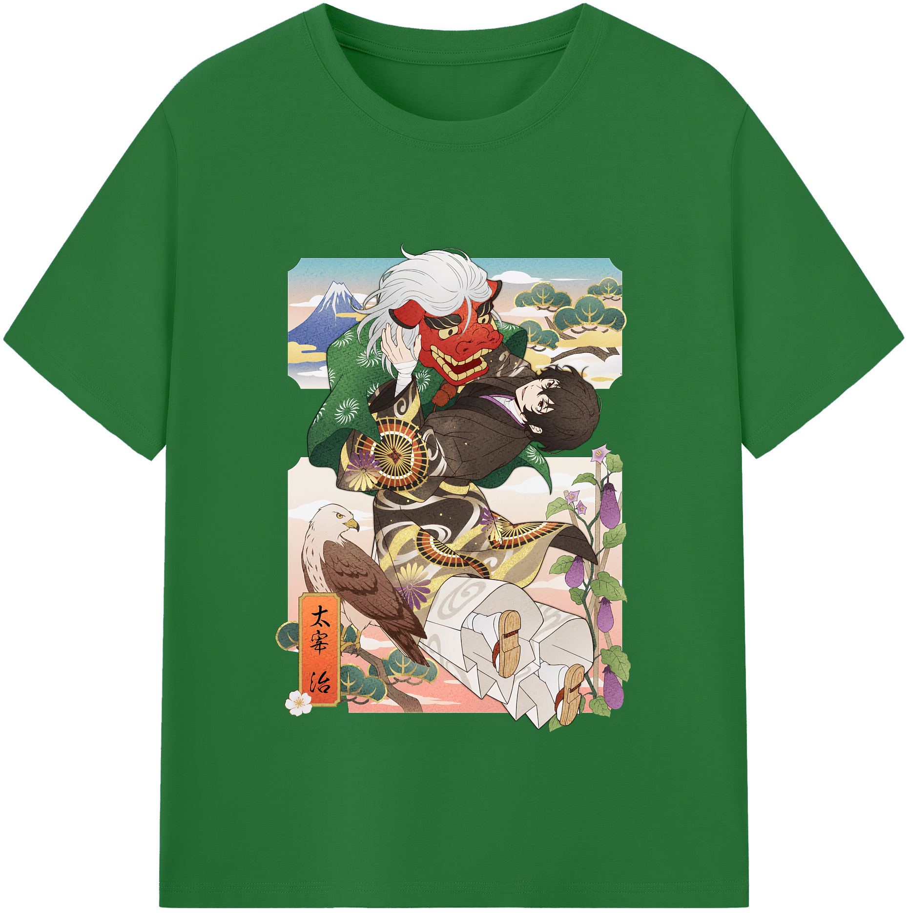 （画像用） 文豪ストレイドッグス Bungo Stray Dogs 綿100％半袖Tシャツ（フロントプリント）