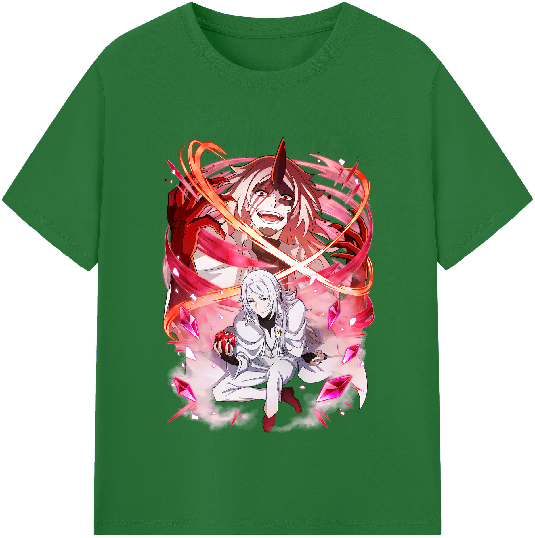 （画像用） 文豪ストレイドッグス Bungo Stray Dogs 綿100％半袖Tシャツ（フロントプリント）