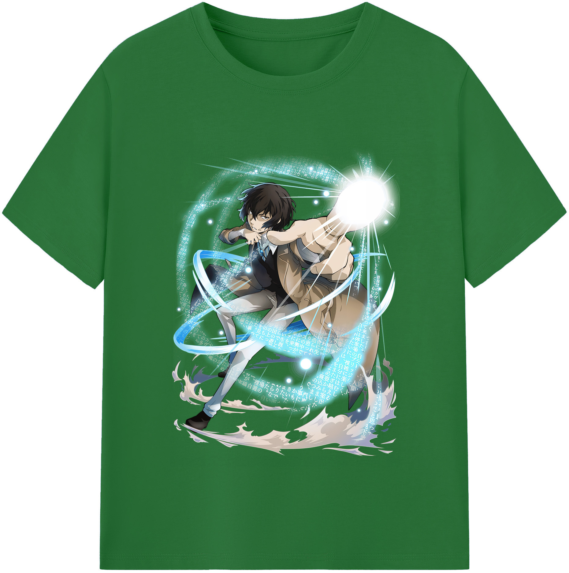 （画像用） 文豪ストレイドッグス Bungo Stray Dogs 綿100％半袖Tシャツ（フロントプリント）
