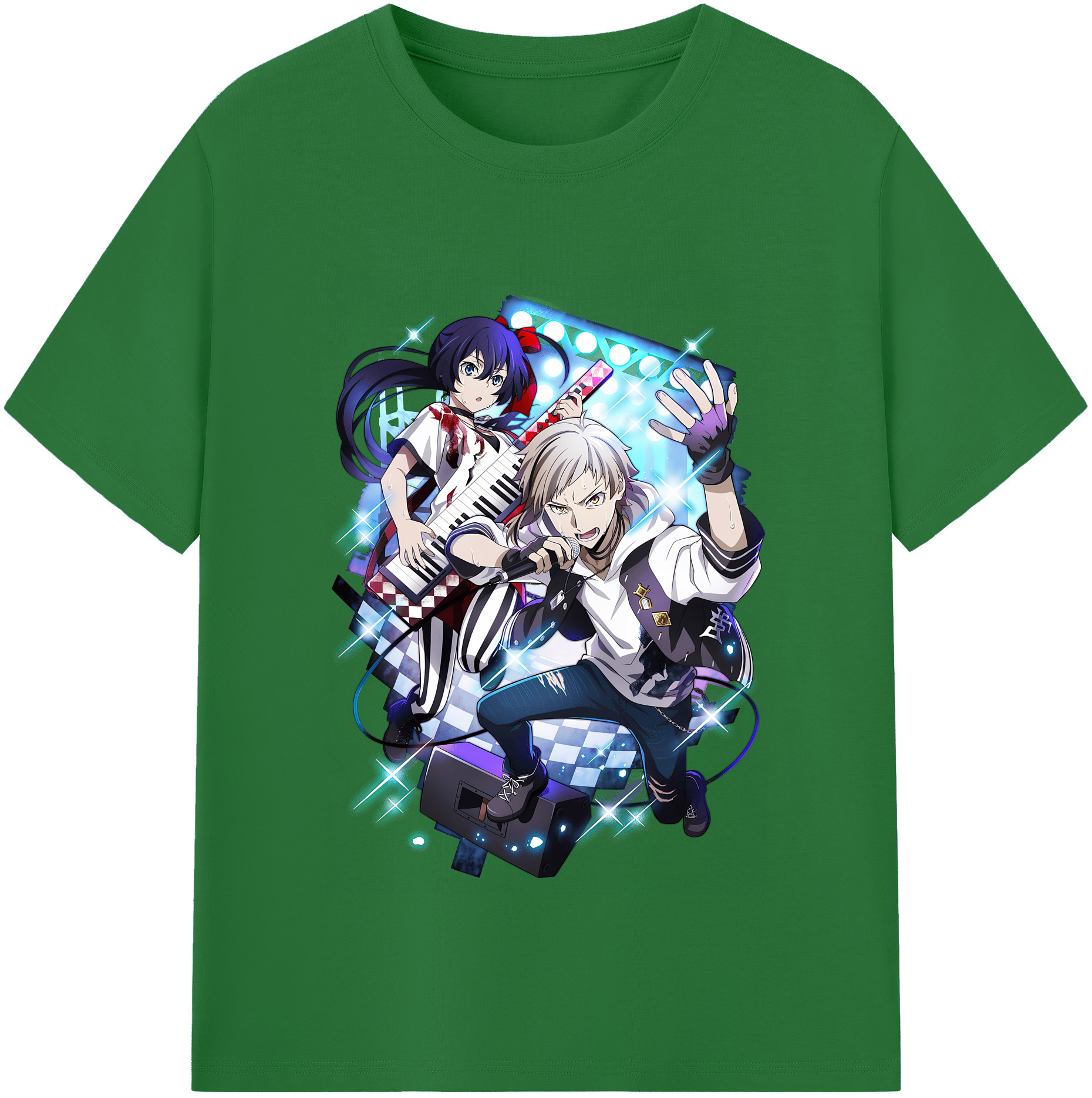 （画像用） 文豪ストレイドッグス Bungo Stray Dogs 綿100％半袖Tシャツ（フロントプリント）