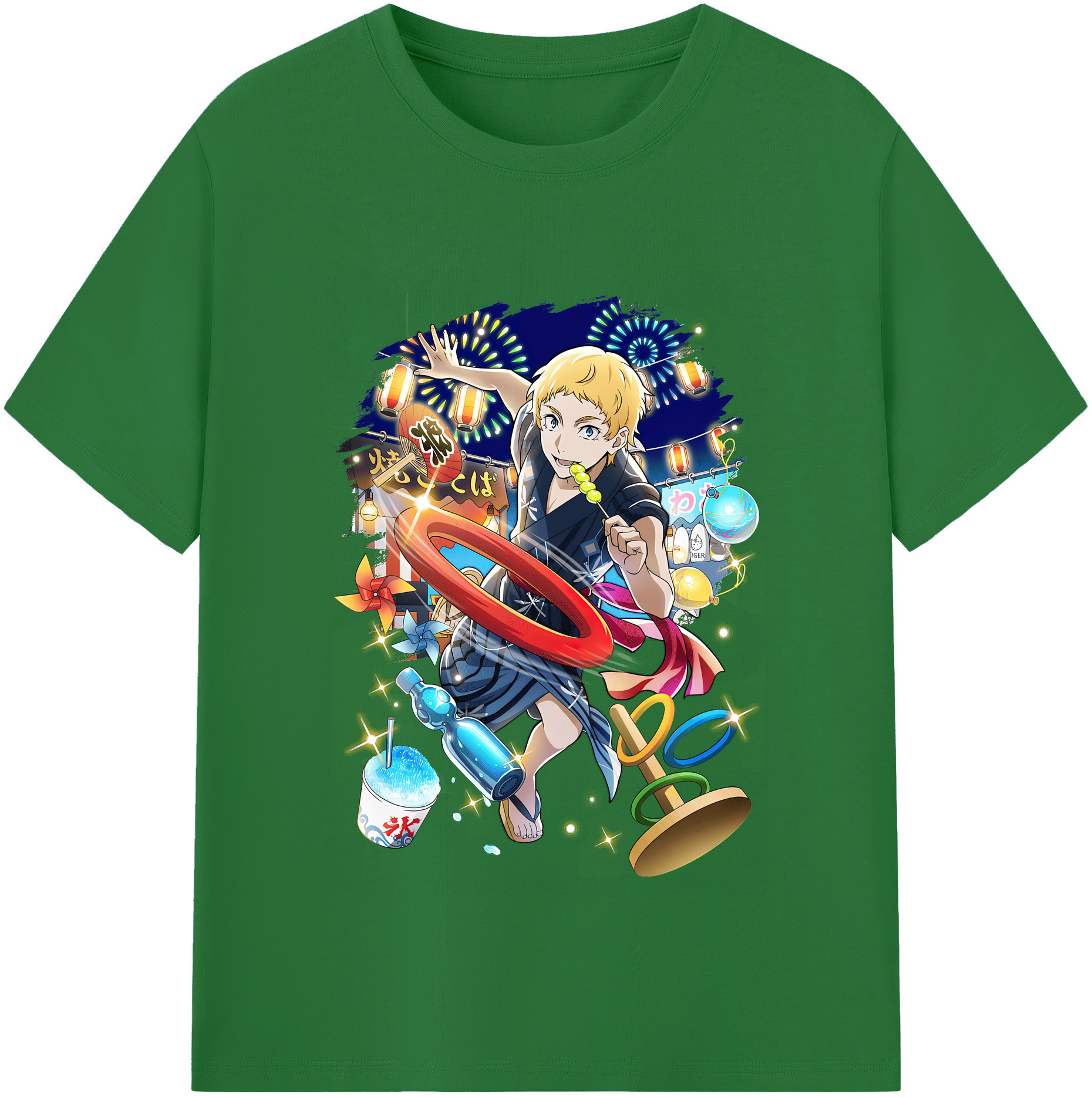 （画像用） 文豪ストレイドッグス Bungo Stray Dogs 綿100％半袖Tシャツ（フロントプリント）