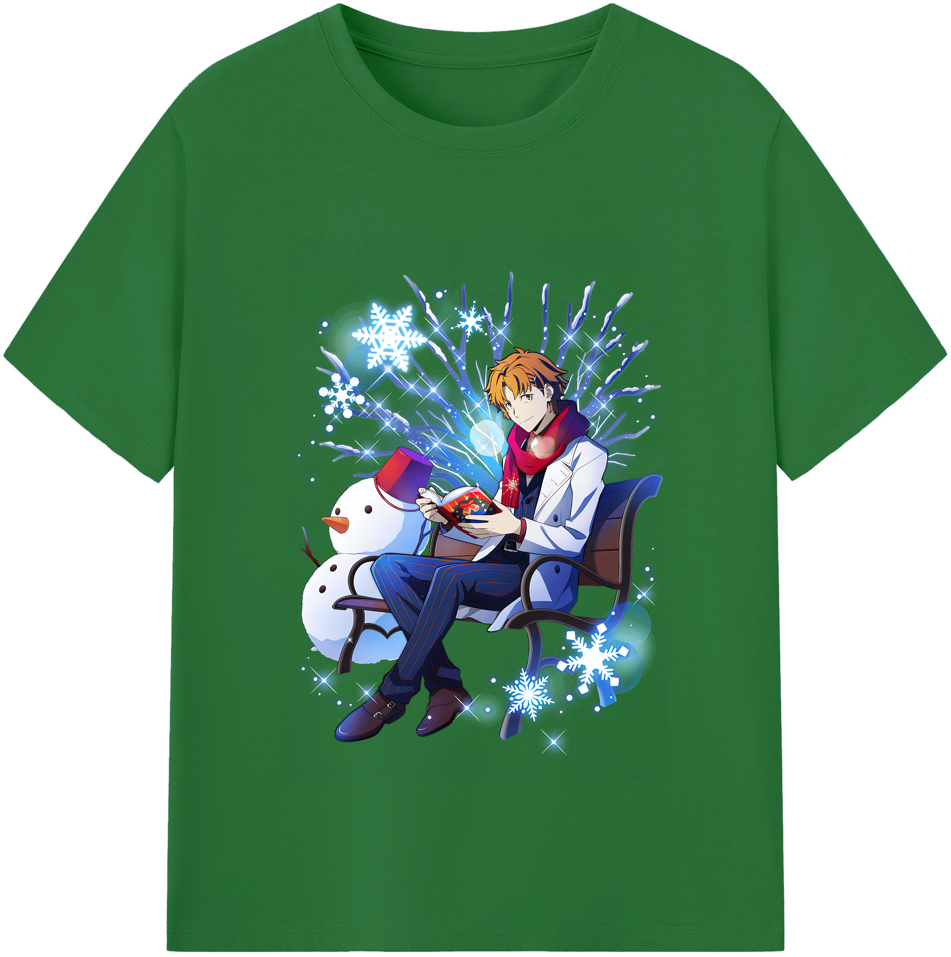（画像用） 文豪ストレイドッグス Bungo Stray Dogs 綿100％半袖Tシャツ（フロントプリント）