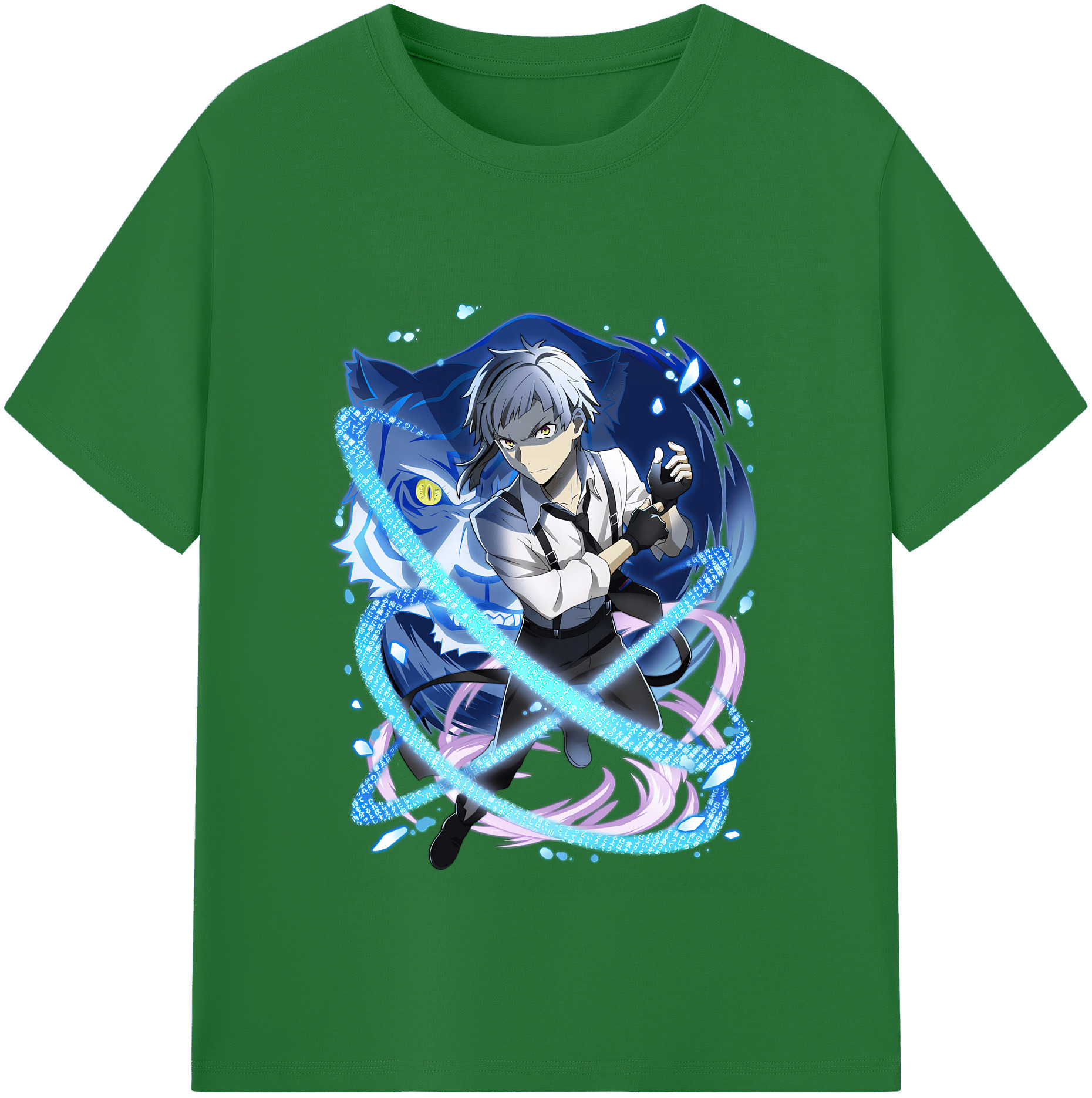 （画像用） 文豪ストレイドッグス Bungo Stray Dogs 綿100％半袖Tシャツ（フロントプリント）