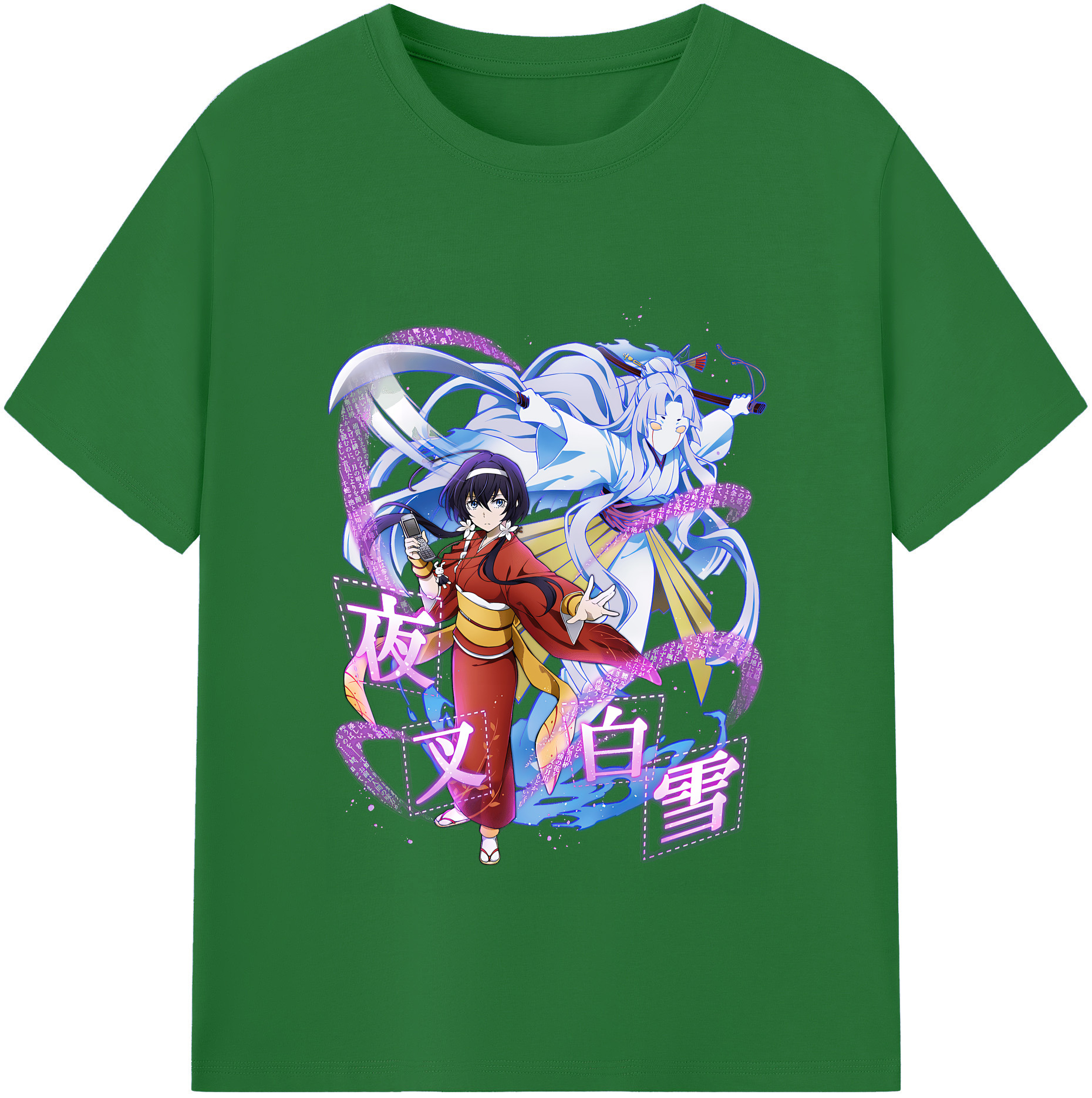 （画像用） 文豪ストレイドッグス Bungo Stray Dogs 綿100％半袖Tシャツ（フロントプリント）