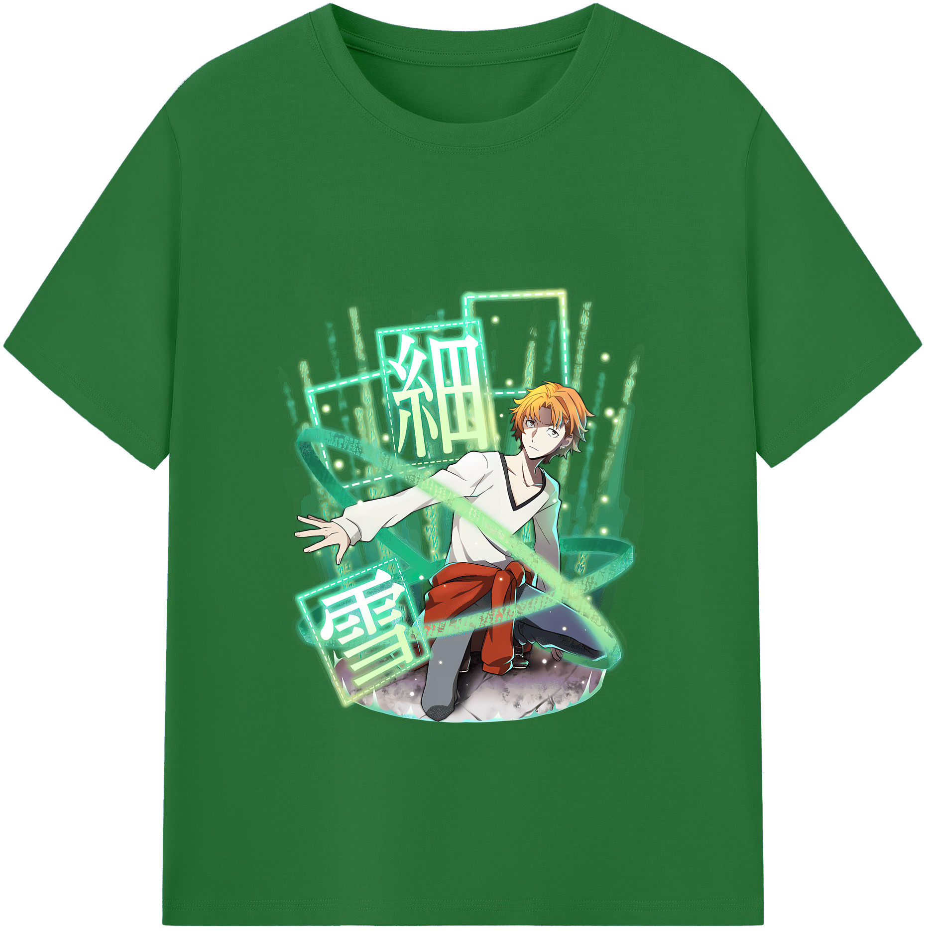 （画像用） 文豪ストレイドッグス Bungo Stray Dogs 綿100％半袖Tシャツ（フロントプリント）