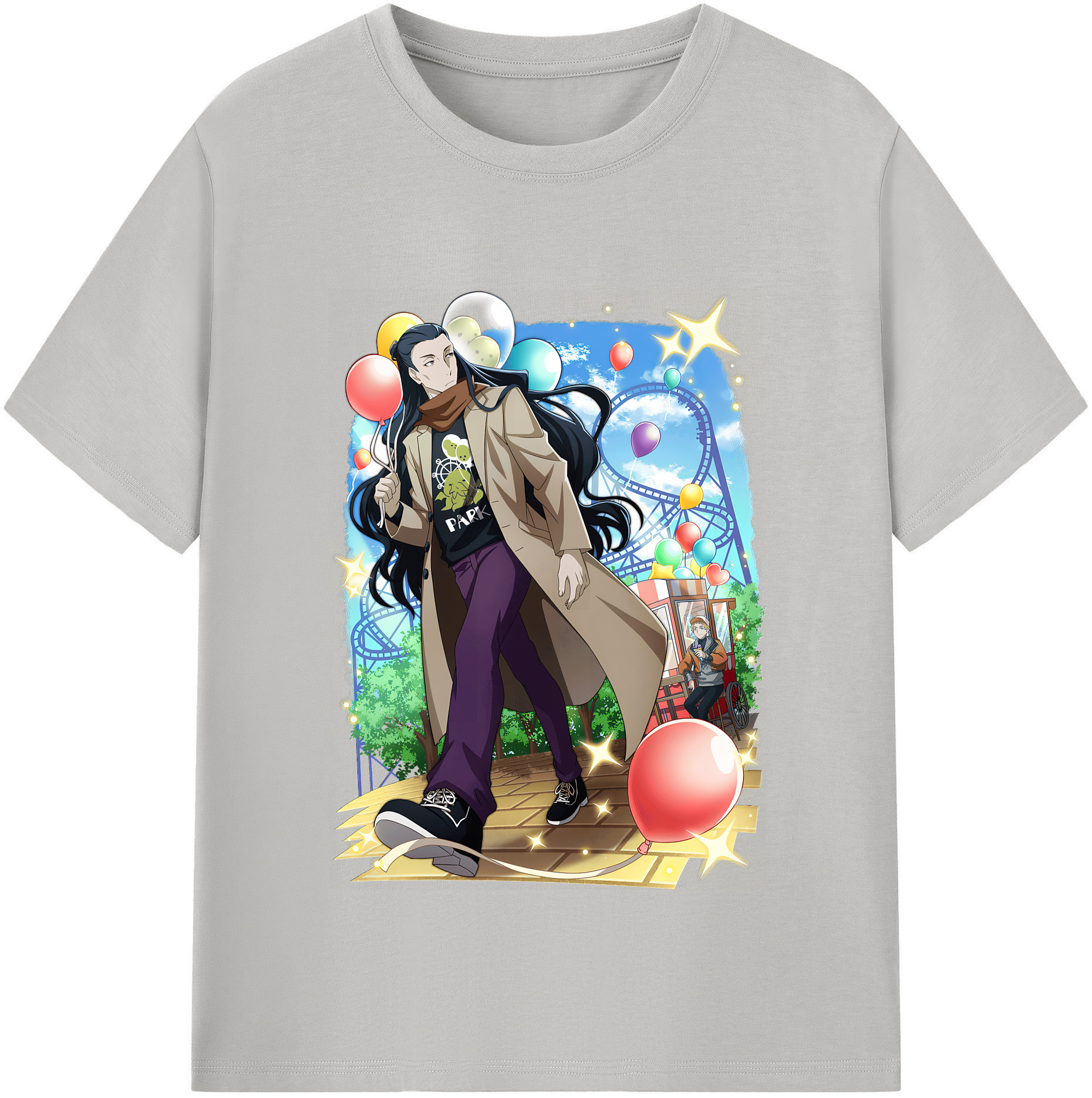 （画像用） 文豪ストレイドッグス Bungo Stray Dogs 綿100％半袖Tシャツ（フロントプリント）