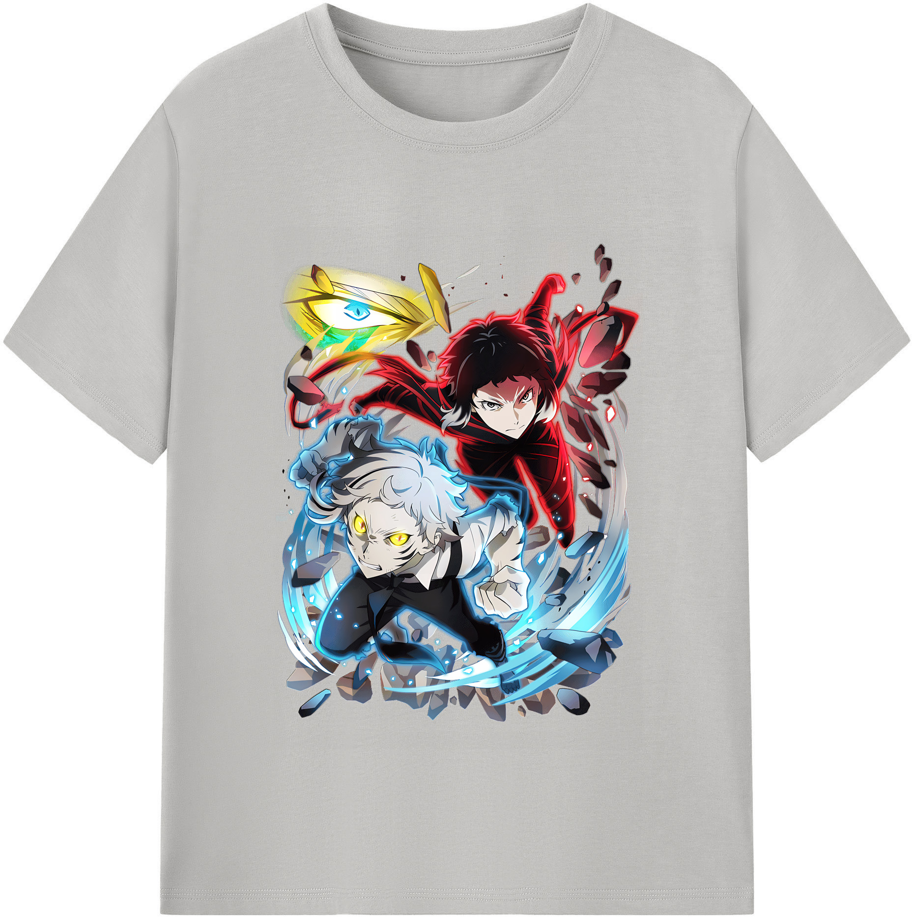 （画像用） 文豪ストレイドッグス Bungo Stray Dogs 綿100％半袖Tシャツ（フロントプリント）