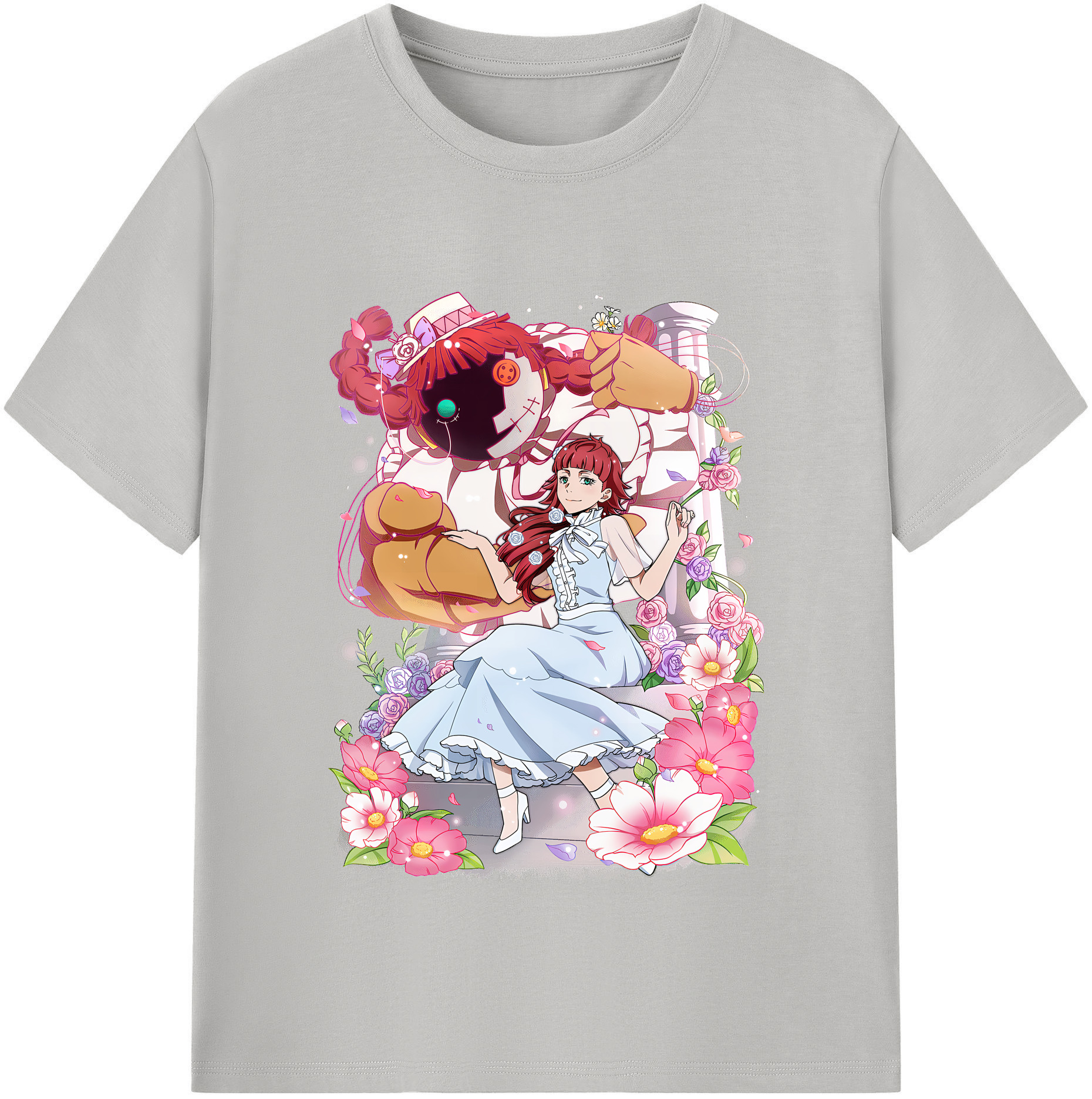 （画像用） 文豪ストレイドッグス Bungo Stray Dogs 綿100％半袖Tシャツ（フロントプリント）