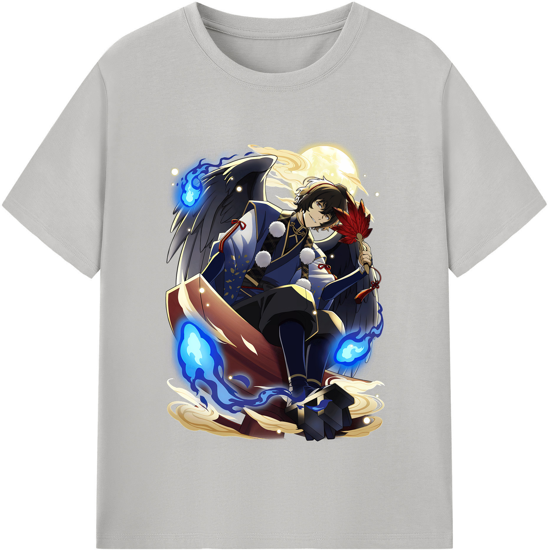 （画像用） 文豪ストレイドッグス Bungo Stray Dogs 綿100％半袖Tシャツ（フロントプリント）