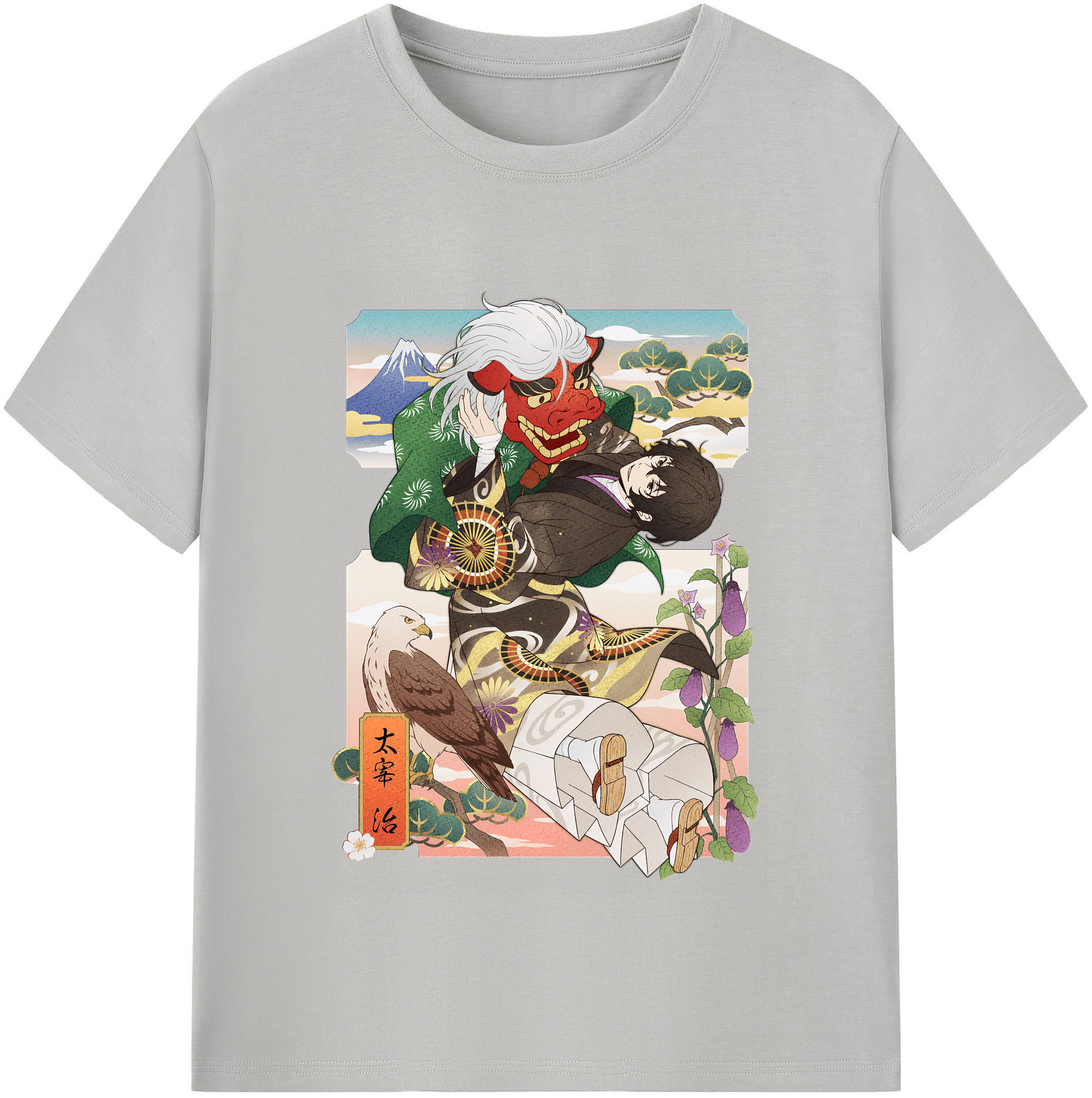 （画像用） 文豪ストレイドッグス Bungo Stray Dogs 綿100％半袖Tシャツ（フロントプリント）
