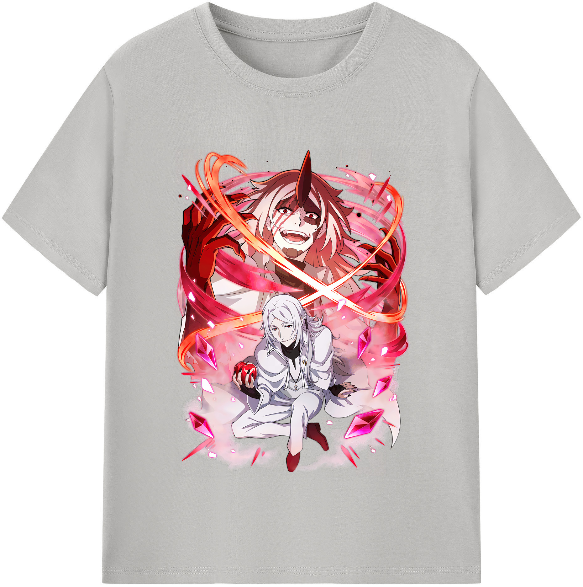 （画像用） 文豪ストレイドッグス Bungo Stray Dogs 綿100％半袖Tシャツ（フロントプリント）