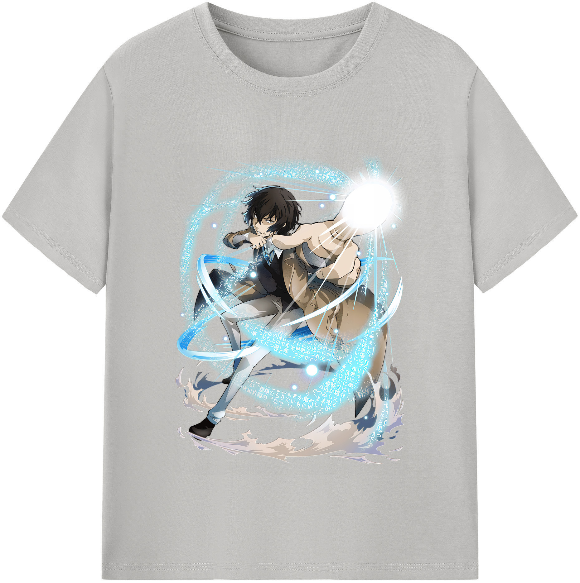 （画像用） 文豪ストレイドッグス Bungo Stray Dogs 綿100％半袖Tシャツ（フロントプリント）