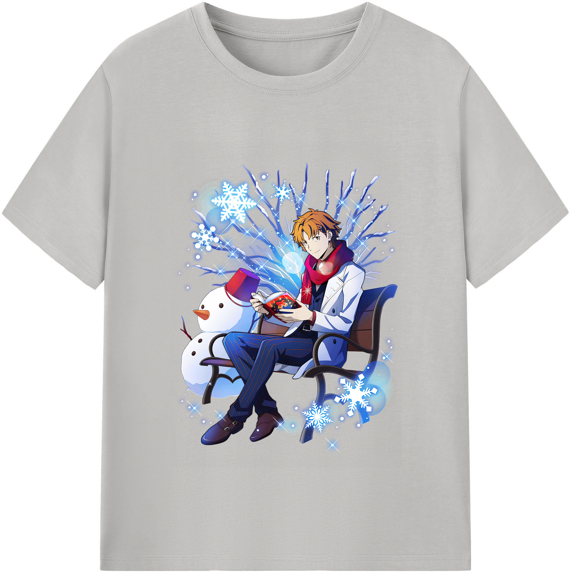 （画像用） 文豪ストレイドッグス Bungo Stray Dogs 綿100％半袖Tシャツ（フロントプリント）