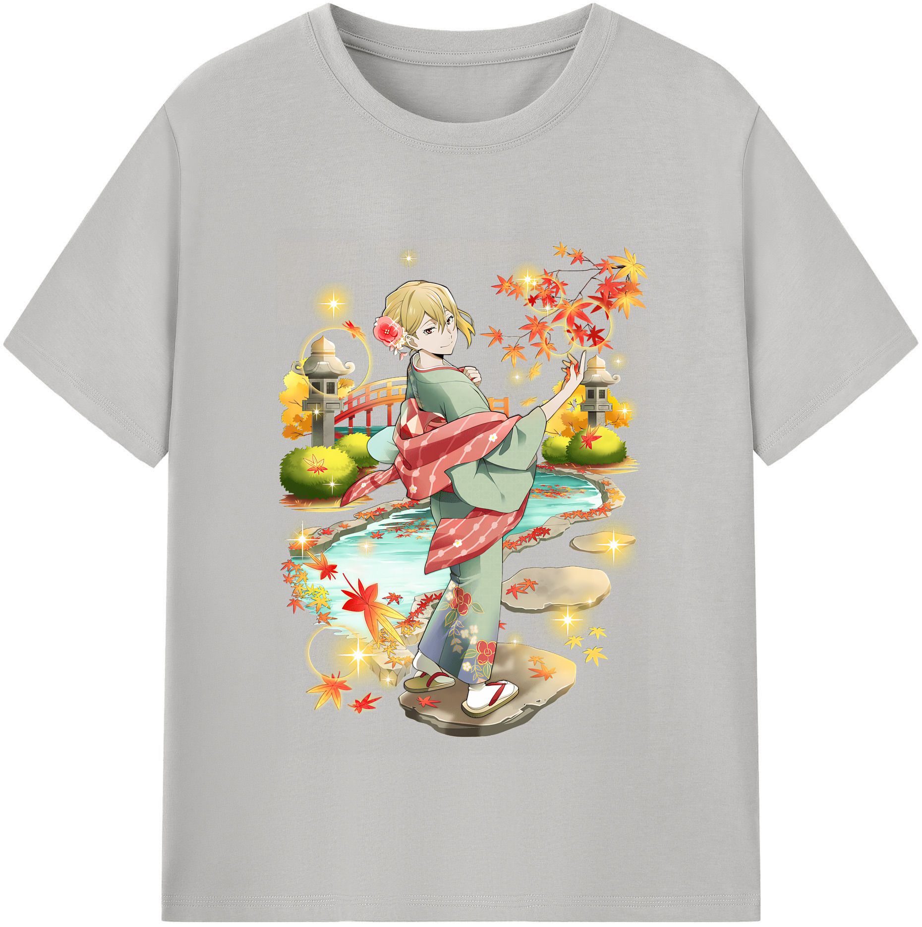 （画像用） 文豪ストレイドッグス Bungo Stray Dogs 綿100％半袖Tシャツ（フロントプリント）