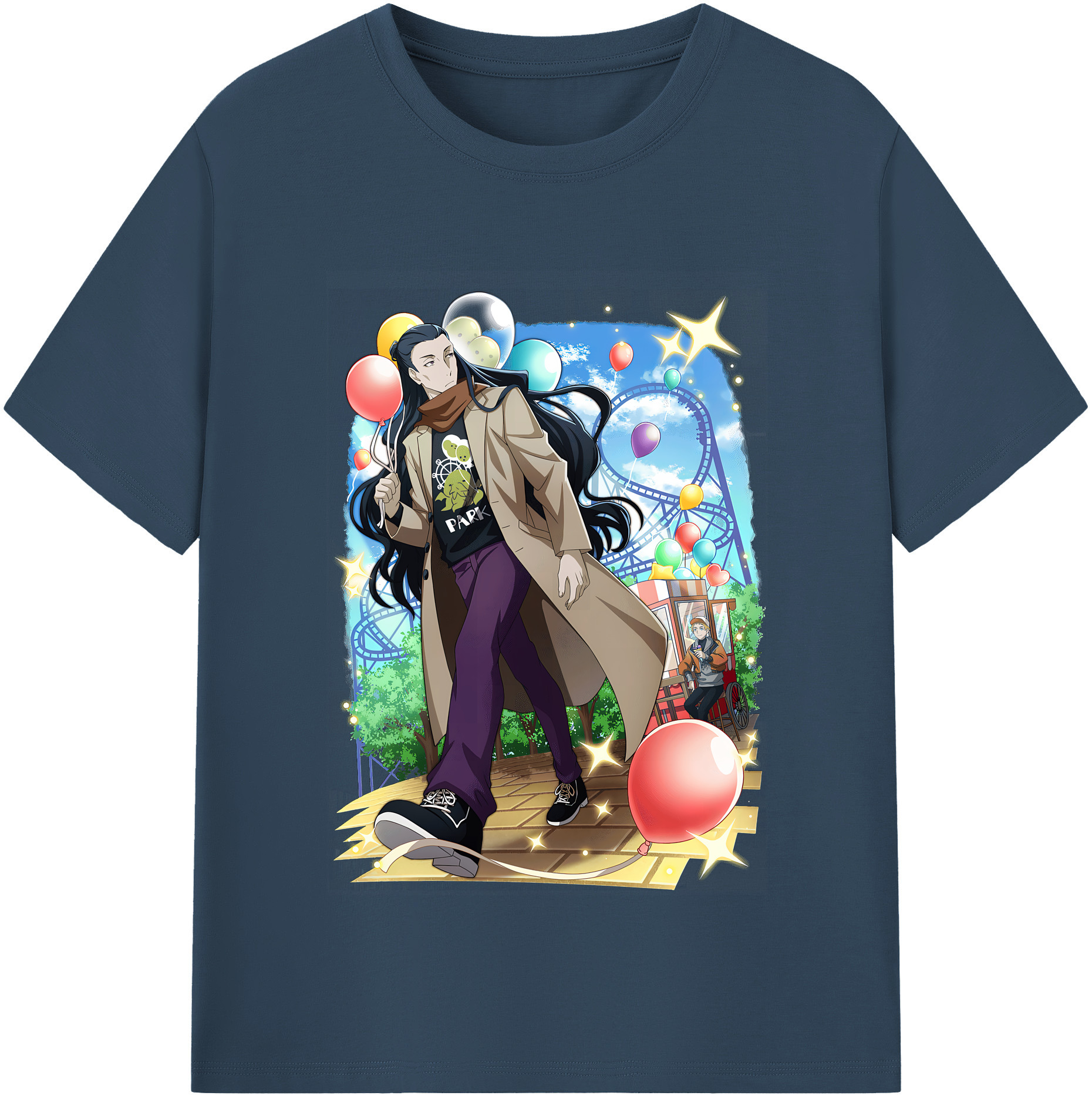 （画像用） 文豪ストレイドッグス Bungo Stray Dogs 綿100％半袖Tシャツ（フロントプリント）