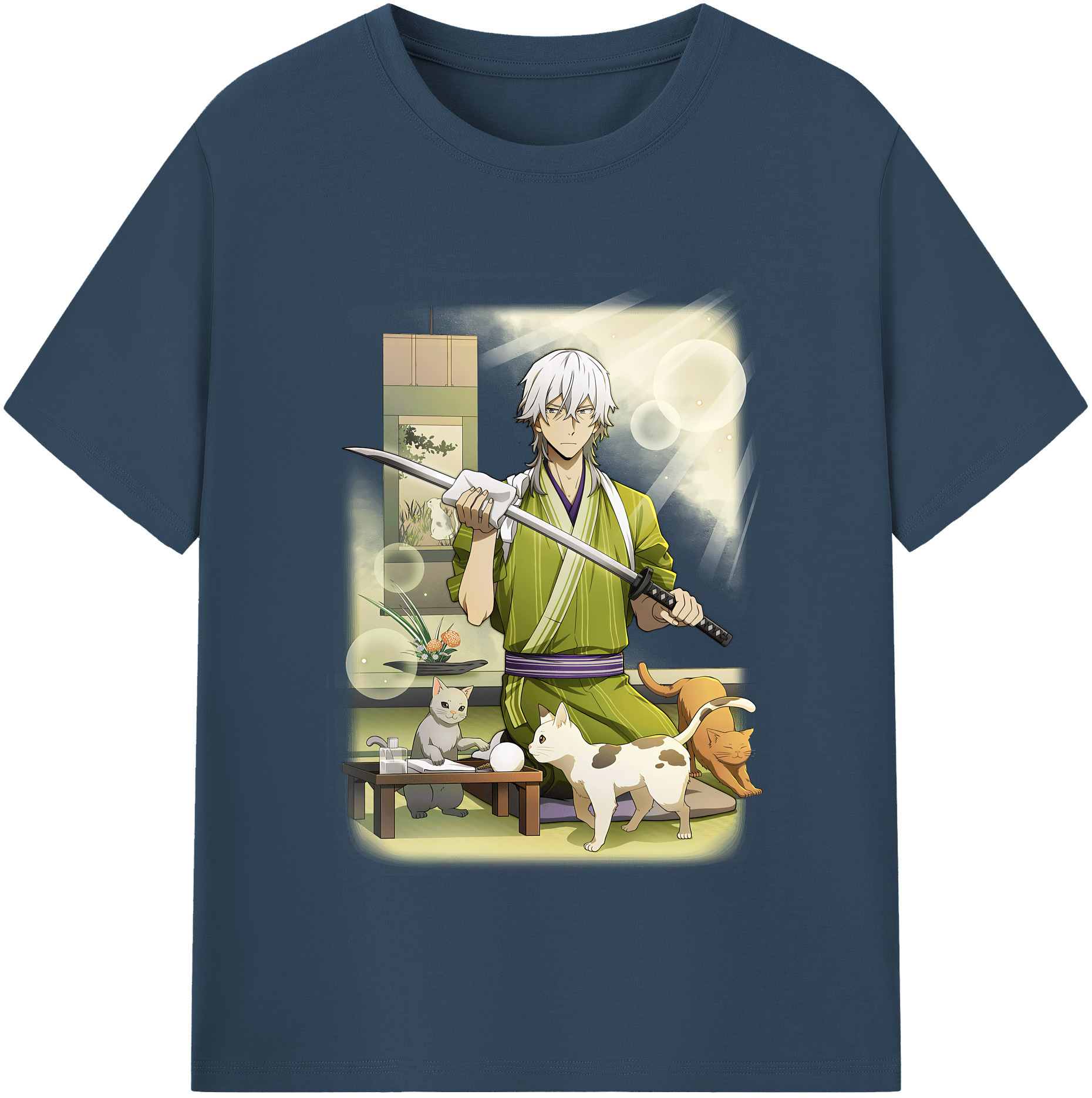 （画像用） 文豪ストレイドッグス Bungo Stray Dogs 綿100％半袖Tシャツ（フロントプリント）