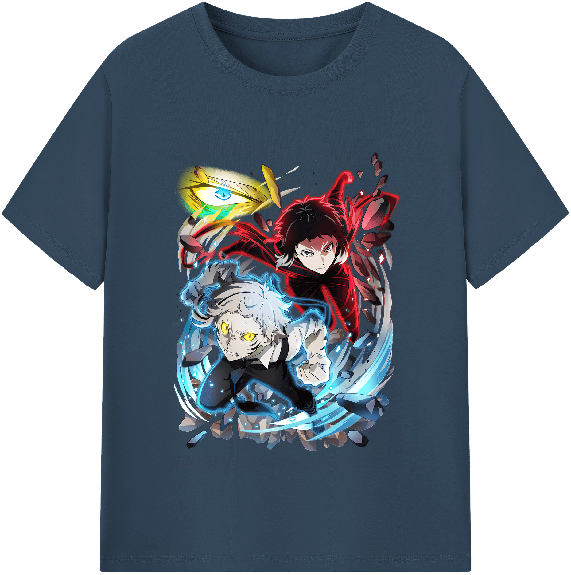 （画像用） 文豪ストレイドッグス Bungo Stray Dogs 綿100％半袖Tシャツ（フロントプリント）