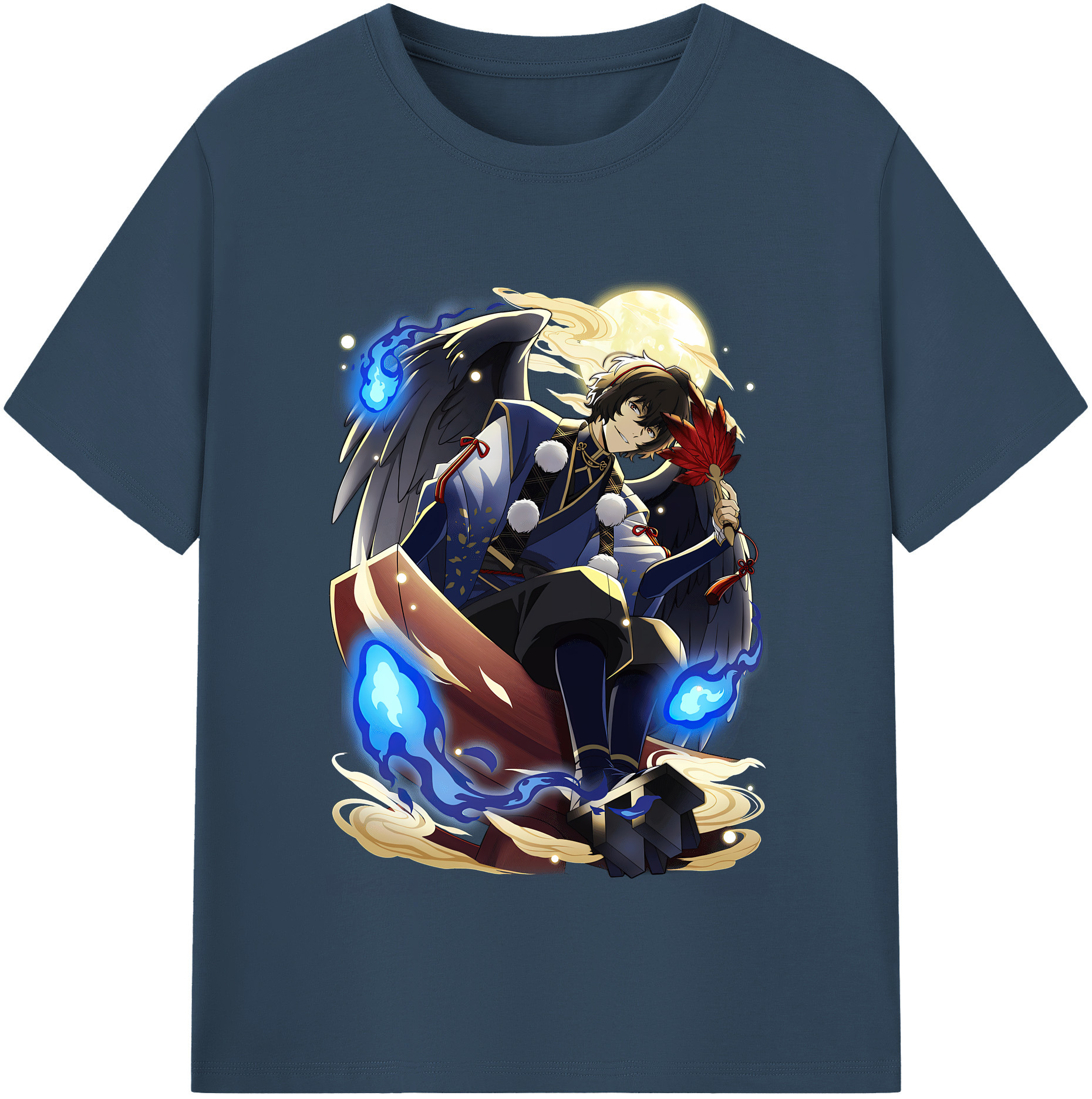 （画像用） 文豪ストレイドッグス Bungo Stray Dogs 綿100％半袖Tシャツ（フロントプリント）