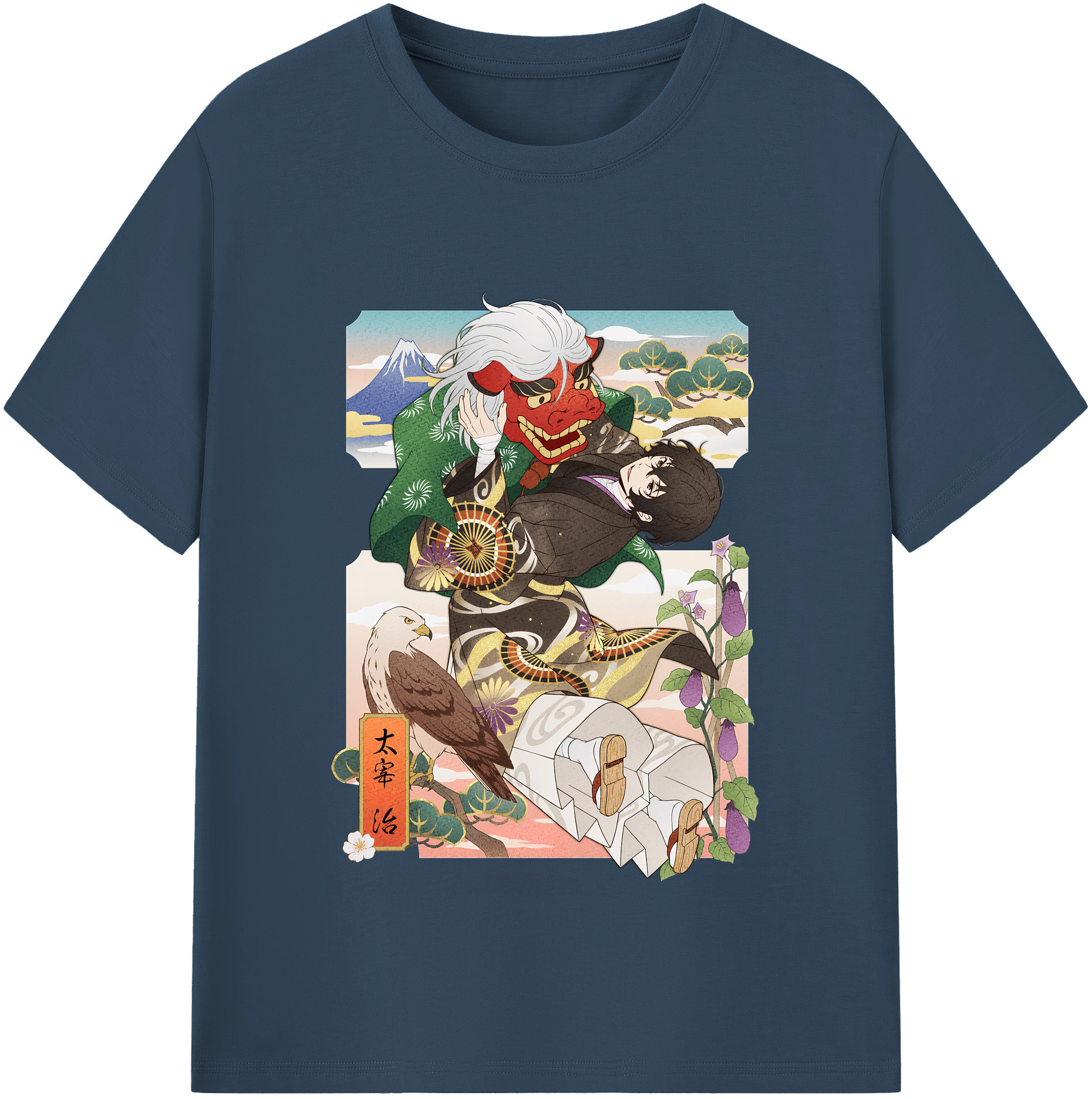 （画像用） 文豪ストレイドッグス Bungo Stray Dogs 綿100％半袖Tシャツ（フロントプリント）