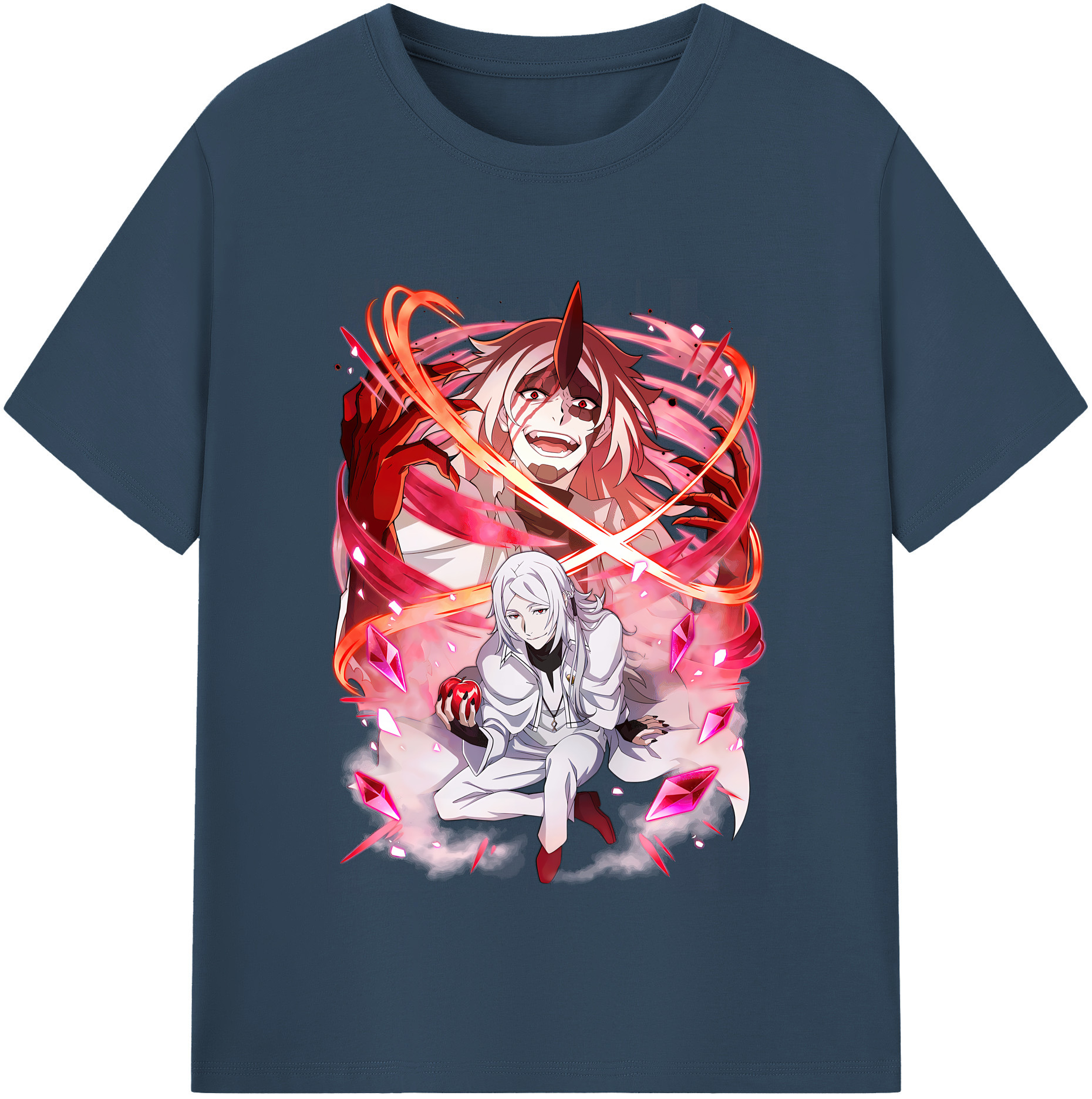 （画像用） 文豪ストレイドッグス Bungo Stray Dogs 綿100％半袖Tシャツ（フロントプリント）