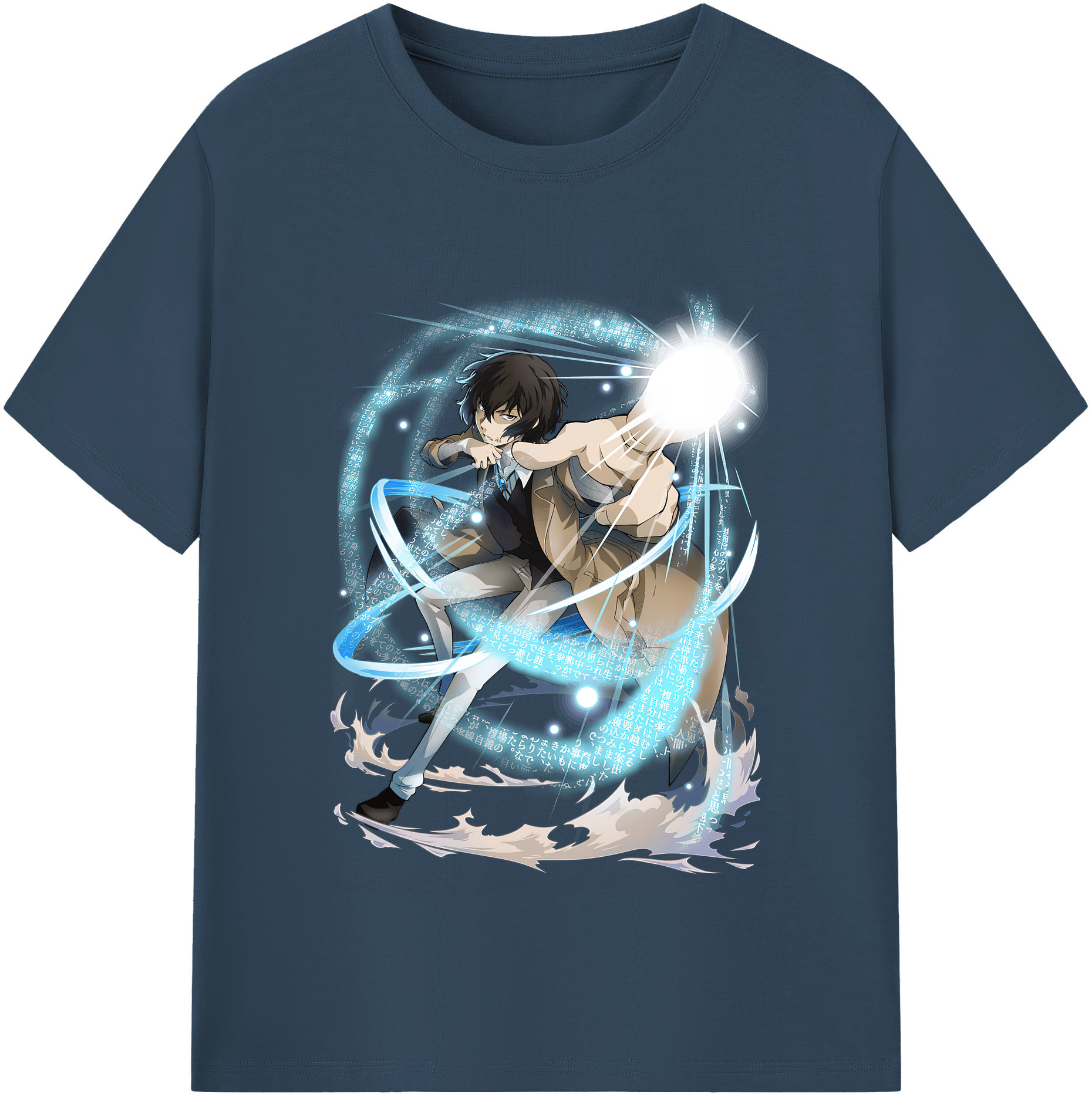 （画像用） 文豪ストレイドッグス Bungo Stray Dogs 綿100％半袖Tシャツ（フロントプリント）