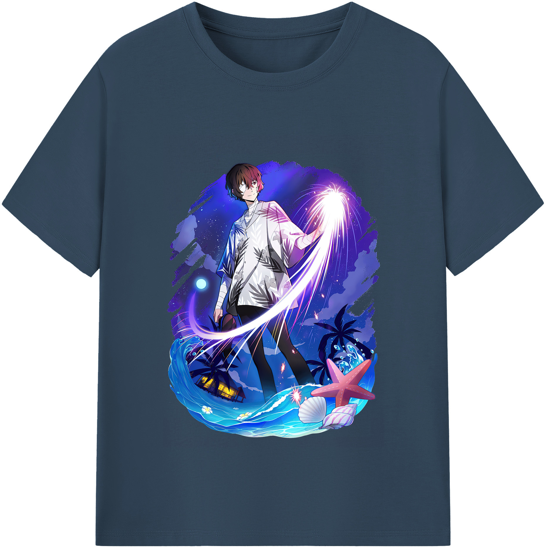 （画像用） 文豪ストレイドッグス Bungo Stray Dogs 綿100％半袖Tシャツ（フロントプリント）