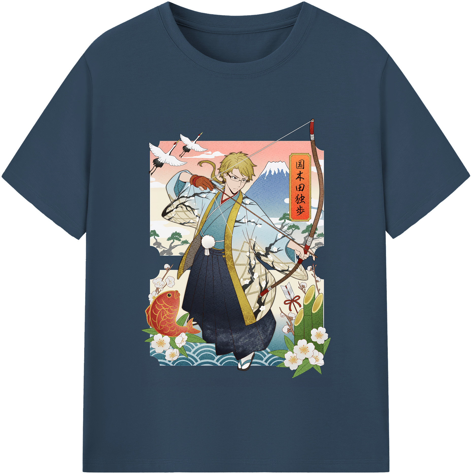 （画像用） 文豪ストレイドッグス Bungo Stray Dogs 綿100％半袖Tシャツ（フロントプリント）