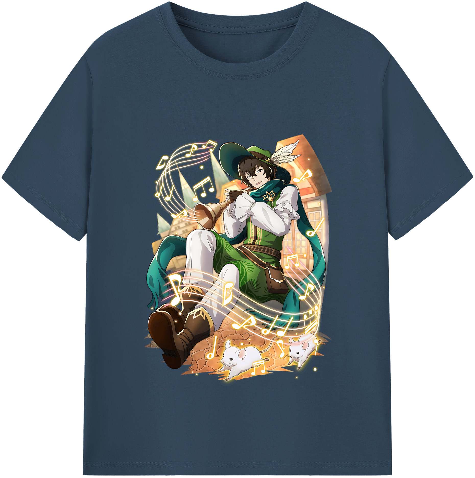 （画像用） 文豪ストレイドッグス Bungo Stray Dogs 綿100％半袖Tシャツ（フロントプリント）