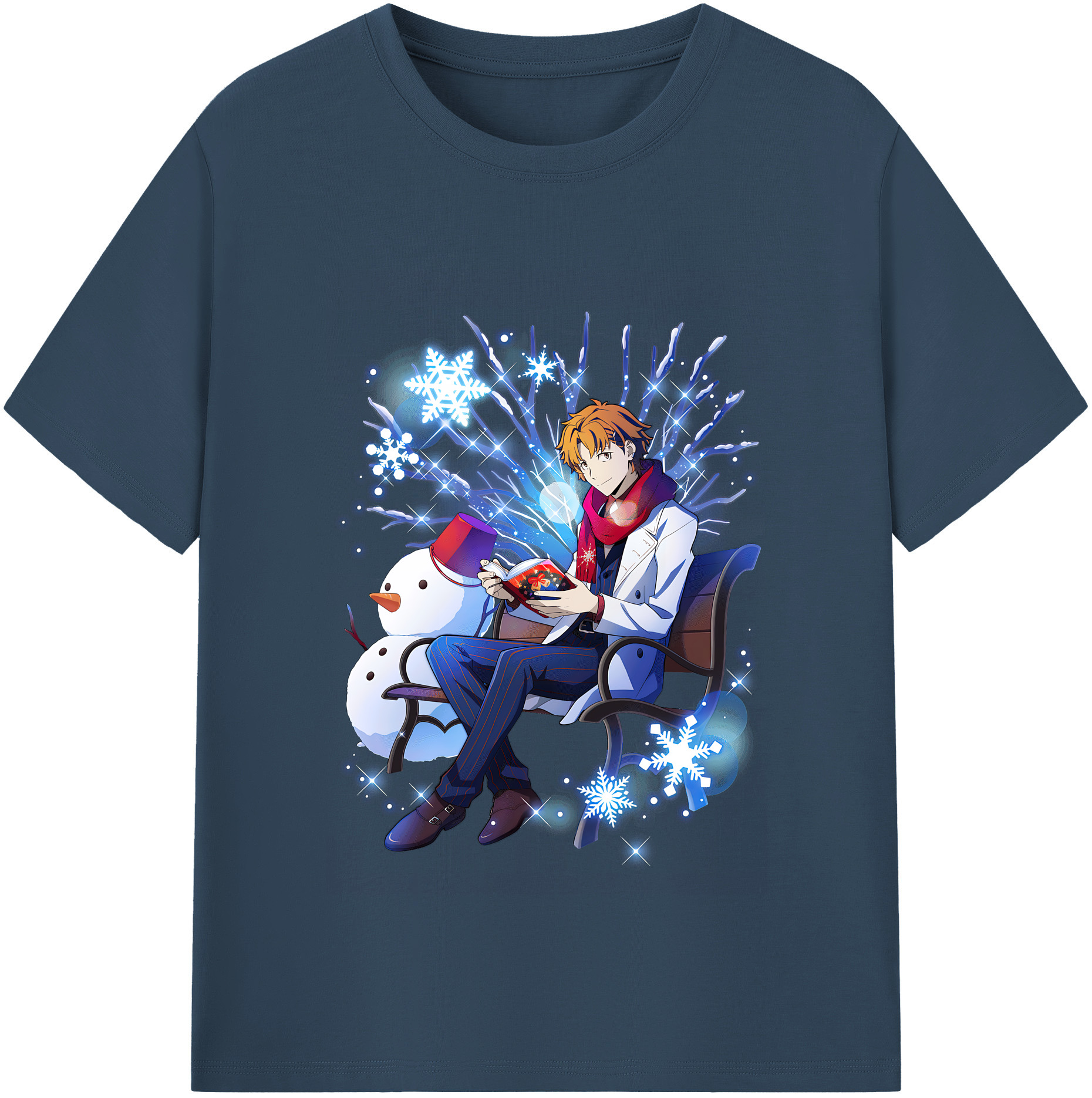 （画像用） 文豪ストレイドッグス Bungo Stray Dogs 綿100％半袖Tシャツ（フロントプリント）