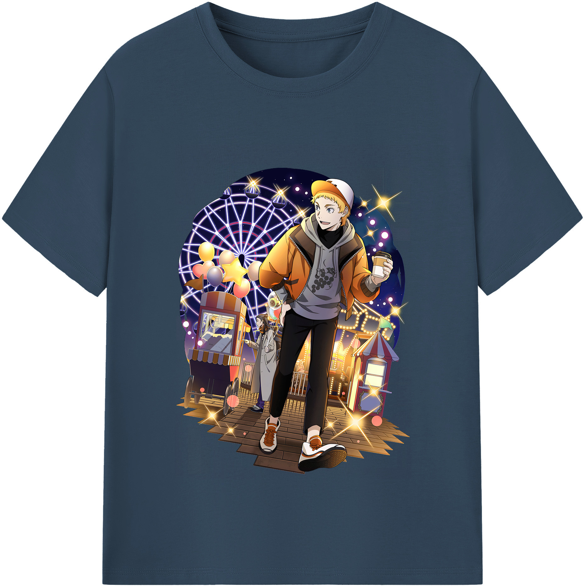 （画像用） 文豪ストレイドッグス Bungo Stray Dogs 綿100％半袖Tシャツ（フロントプリント）