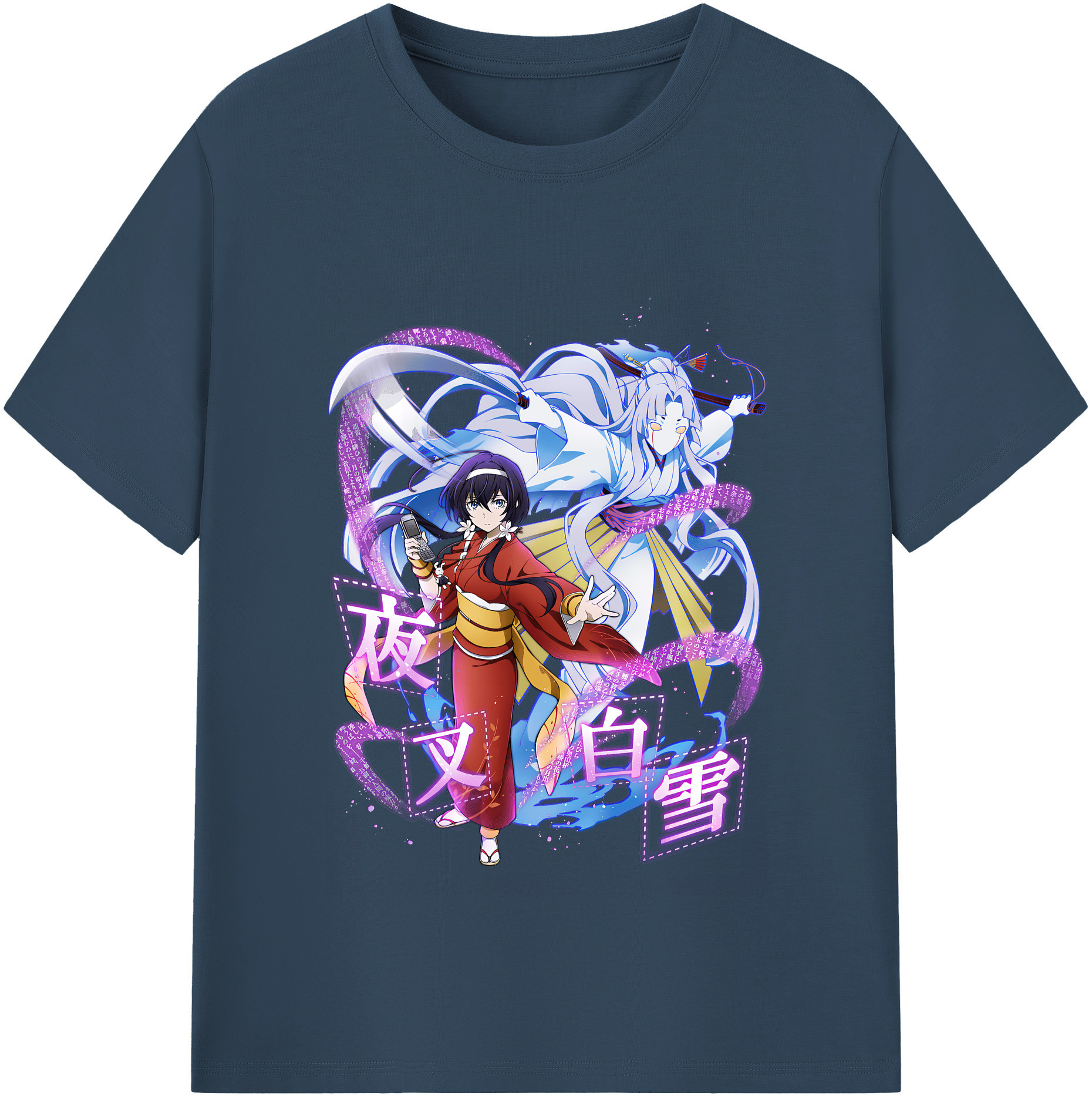 （画像用） 文豪ストレイドッグス Bungo Stray Dogs 綿100％半袖Tシャツ（フロントプリント）