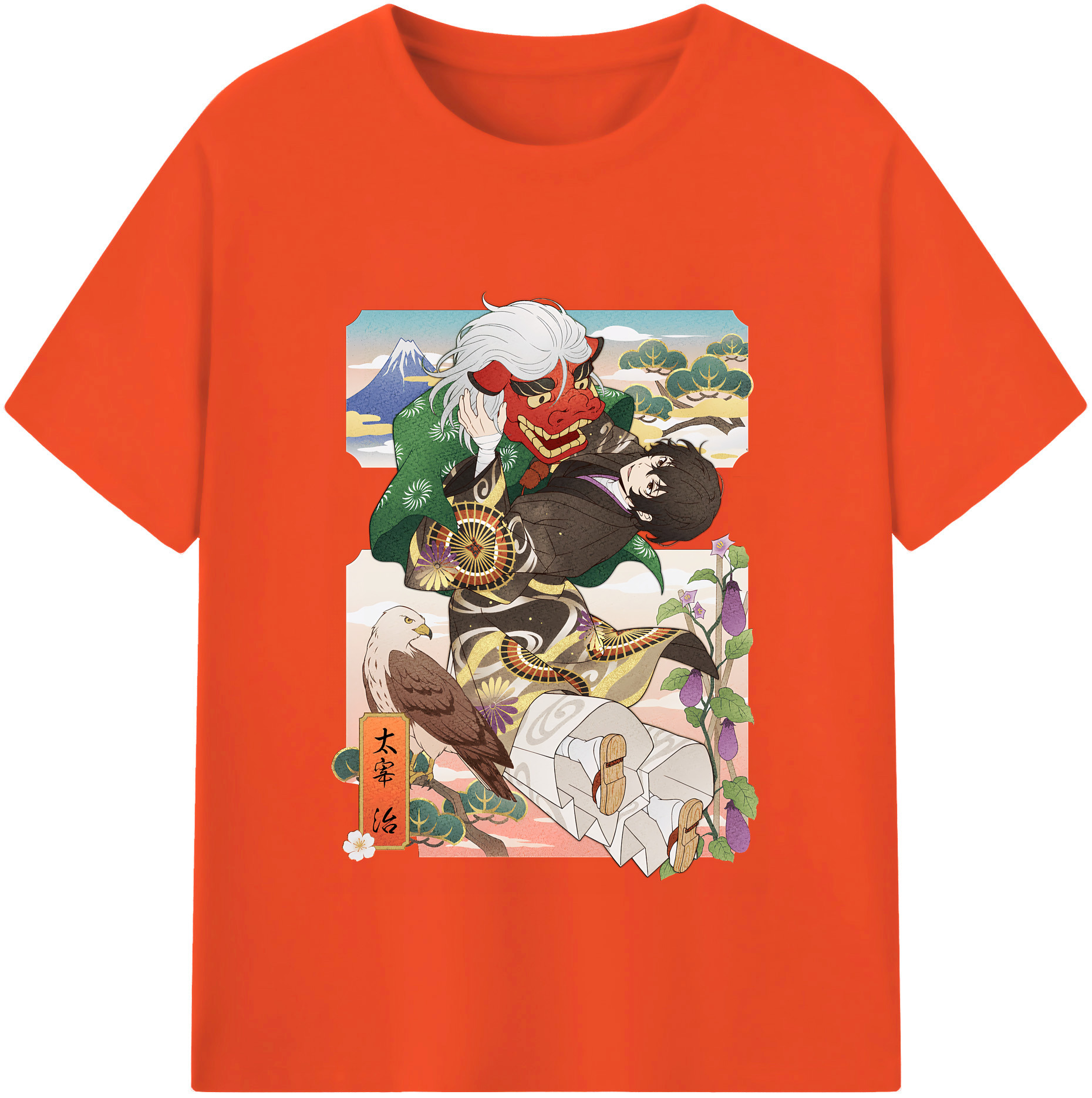 （画像用） 文豪ストレイドッグス Bungo Stray Dogs 綿100％半袖Tシャツ（フロントプリント）